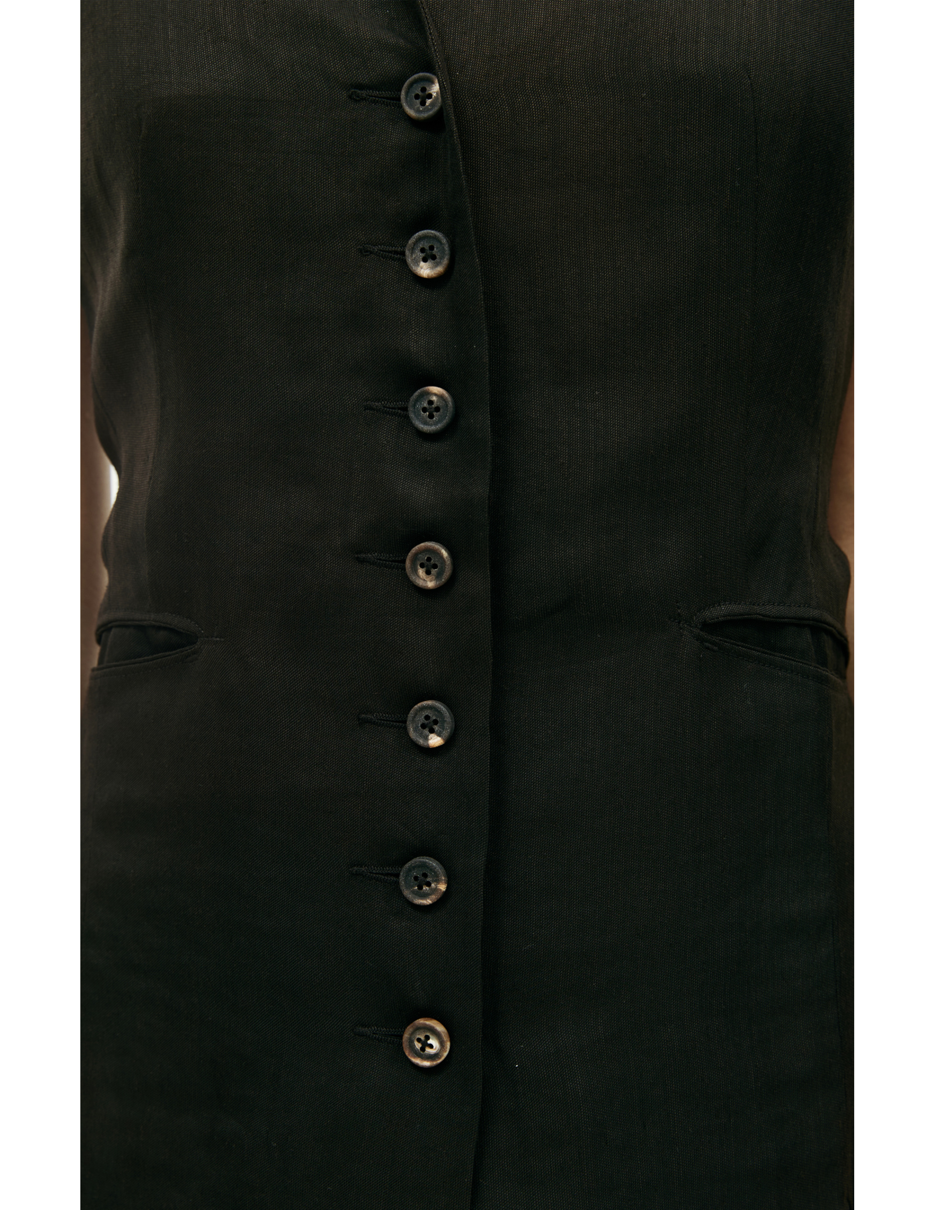 Ziggy Chen V-neck asymmetric vest