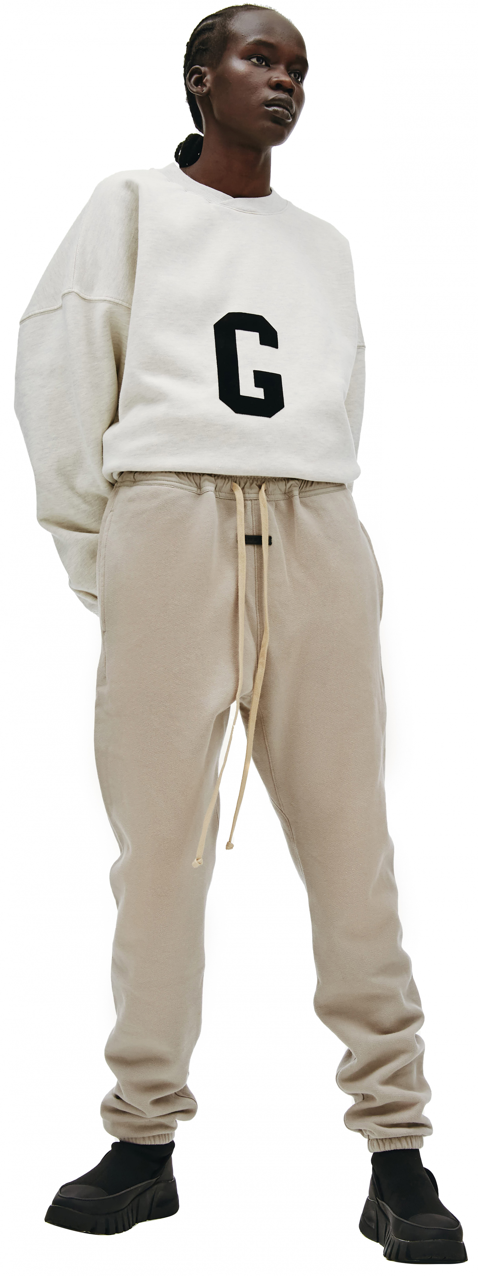 Buy Fear of God women the vintage sweatpant in beige for