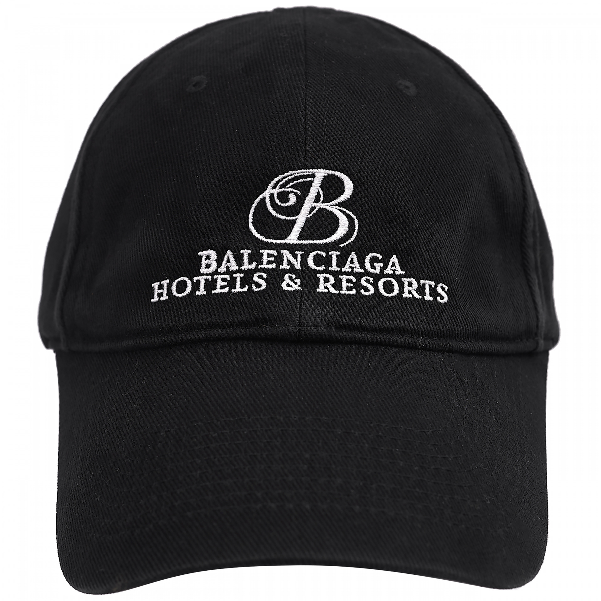 Balenciaga men black embroidered hotels 