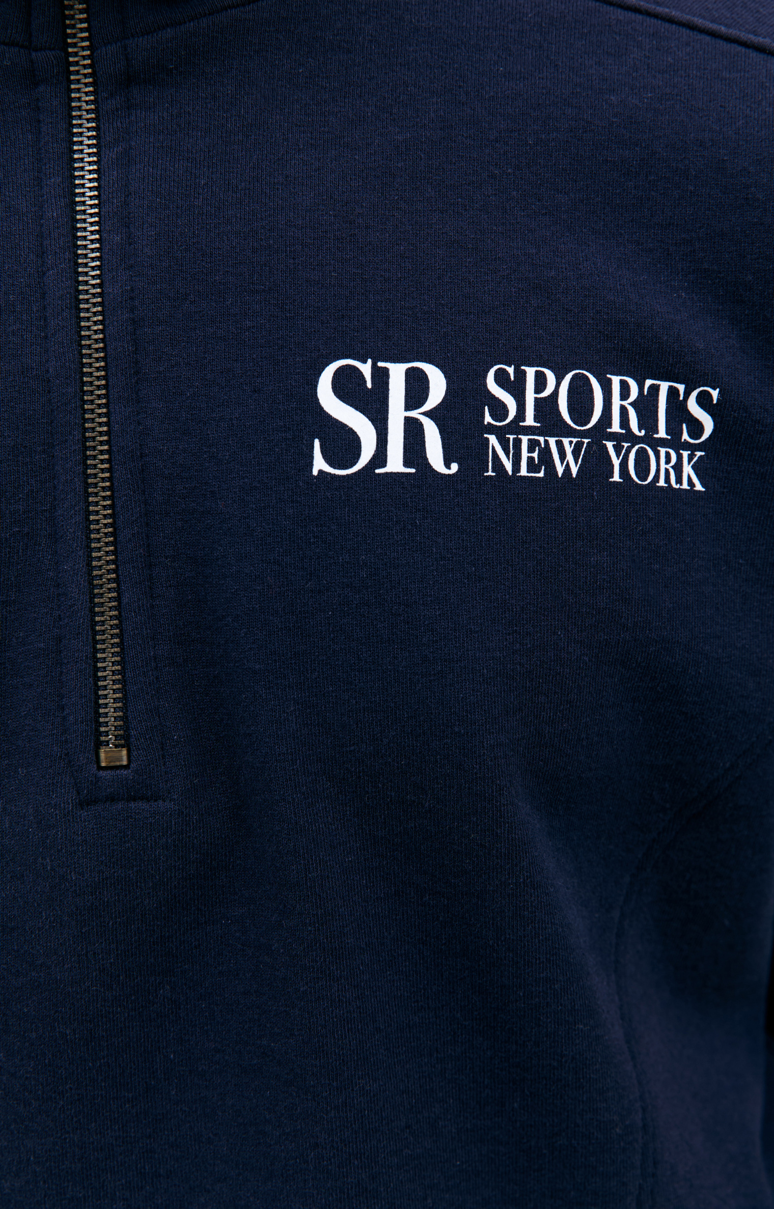 SPORTY & RICH SR Sports zip up sweatshirt