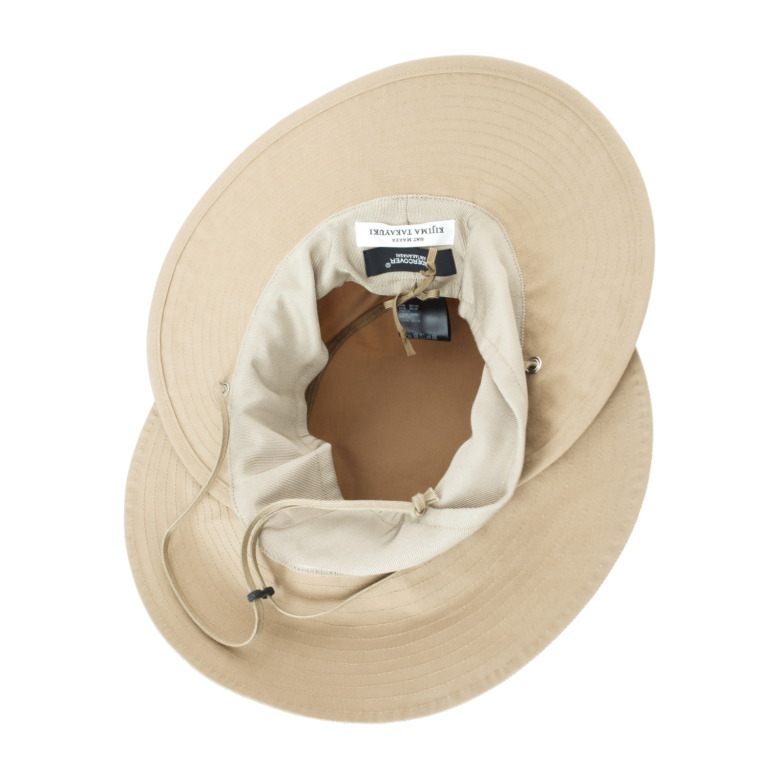 Undercover Beige bucket hat