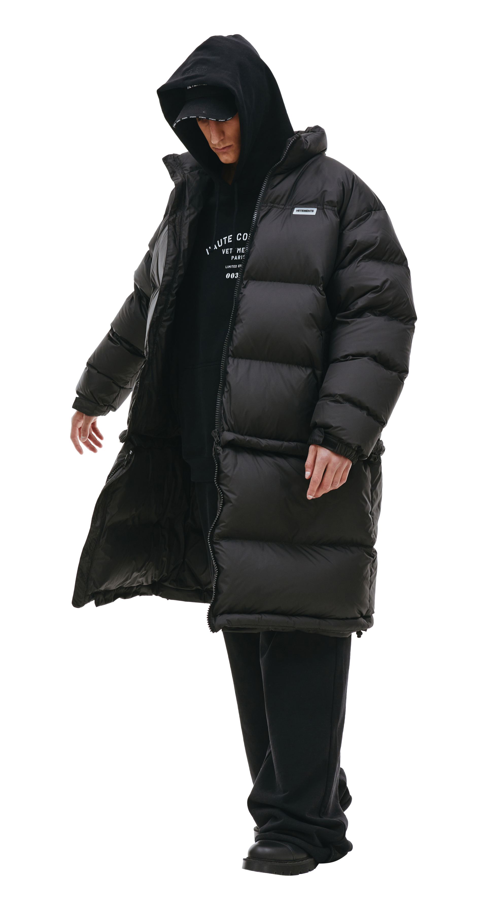 VETEMENTS Transformer maxi padded coat