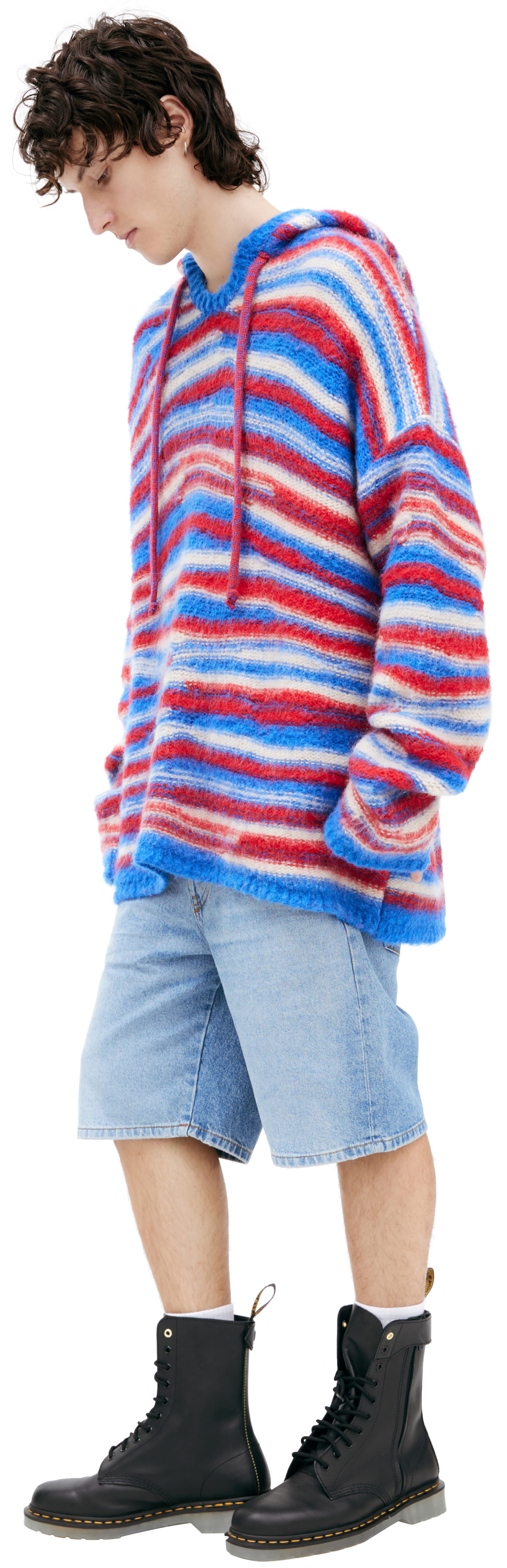 ERL Knitted wool hoodie