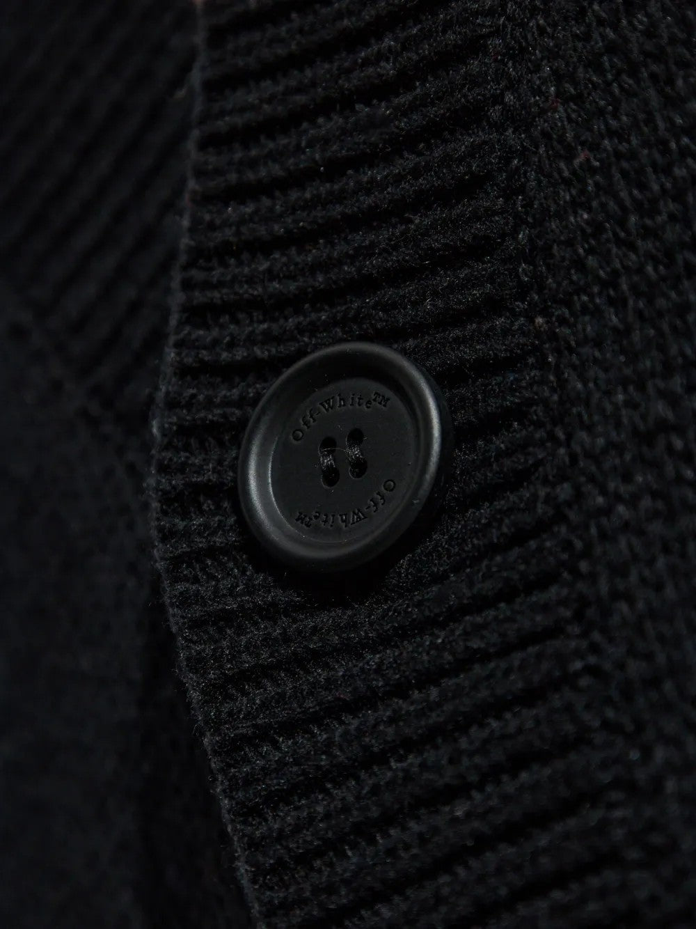 Off White 00 Glide Diag Vars Knit Cardigan