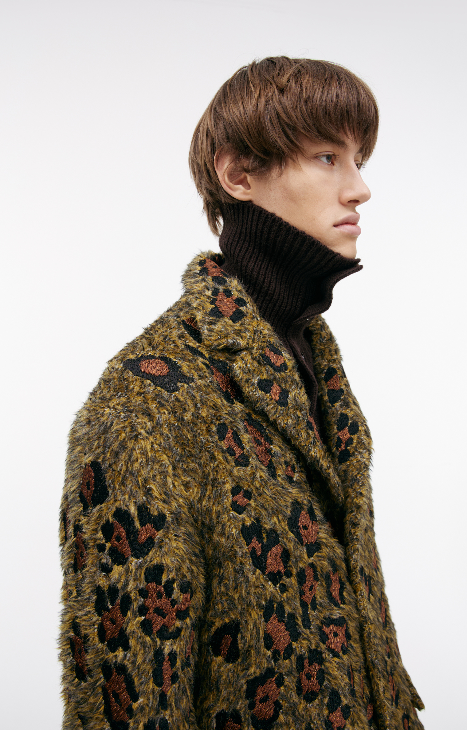 Dries Van Noten Animalistic print coat