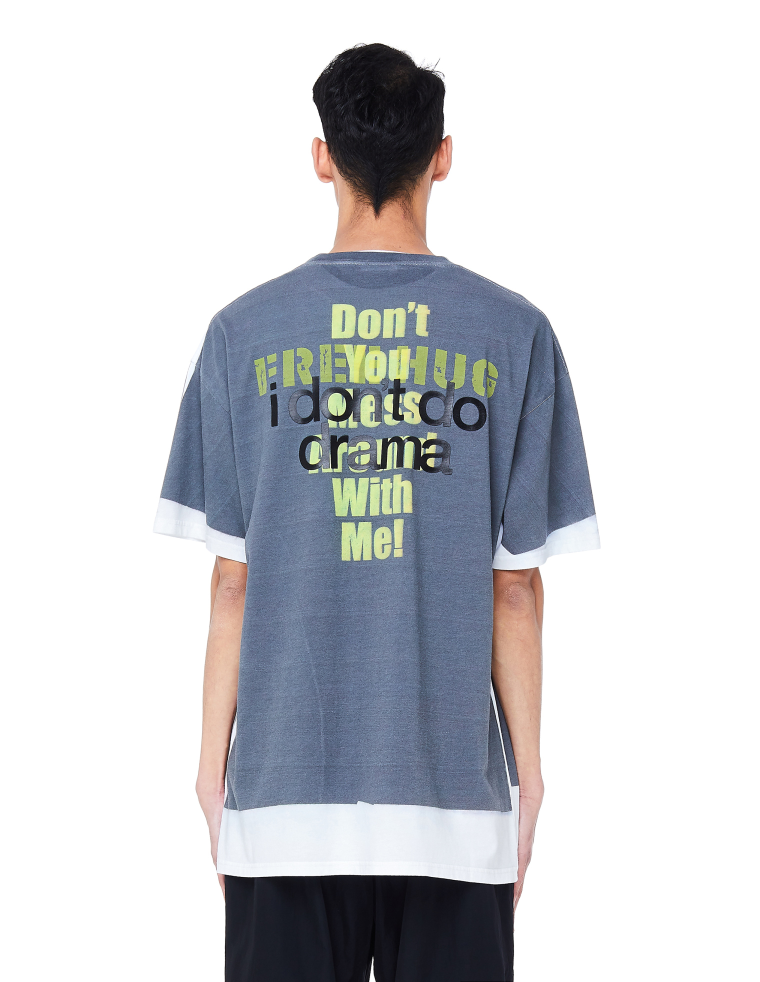 VETEMENTS Generation Alpha Grey Cotton T-shirt