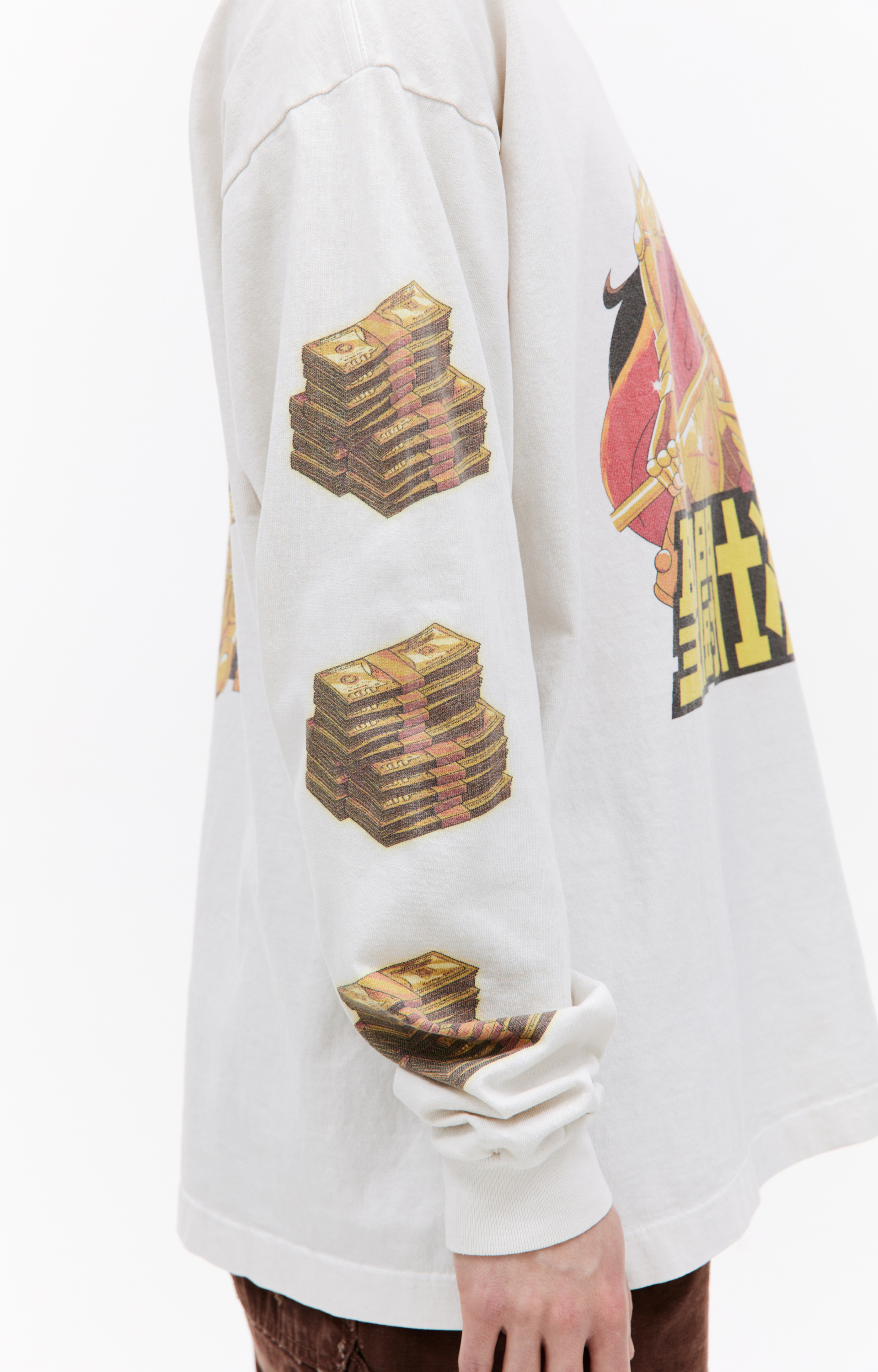 Saint Michael Printed cotton longsleeve