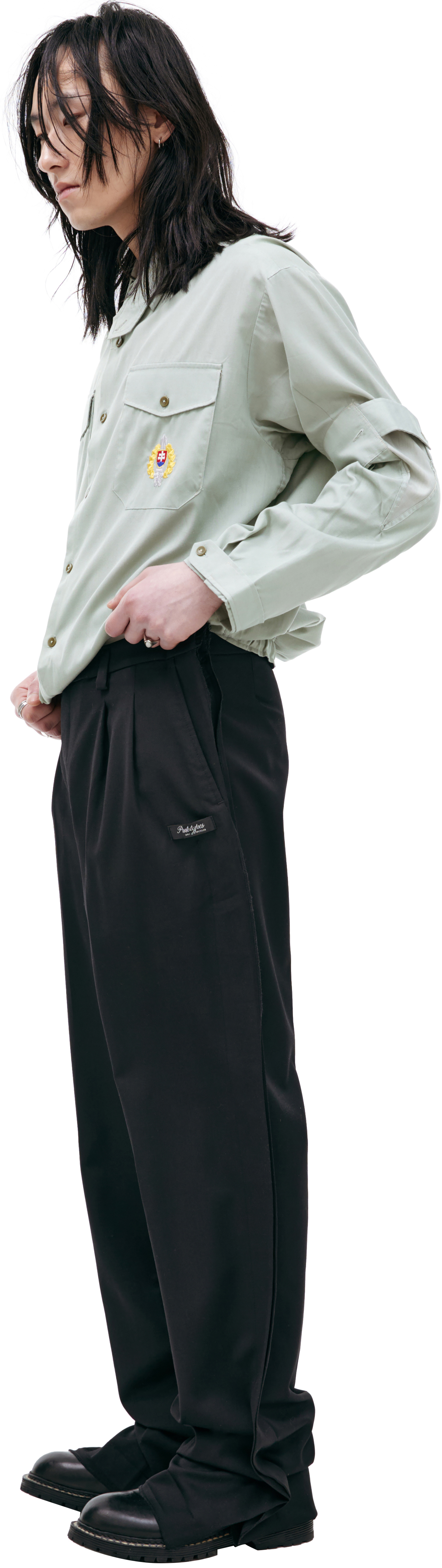 PROTOTYPES Outline wool trousers