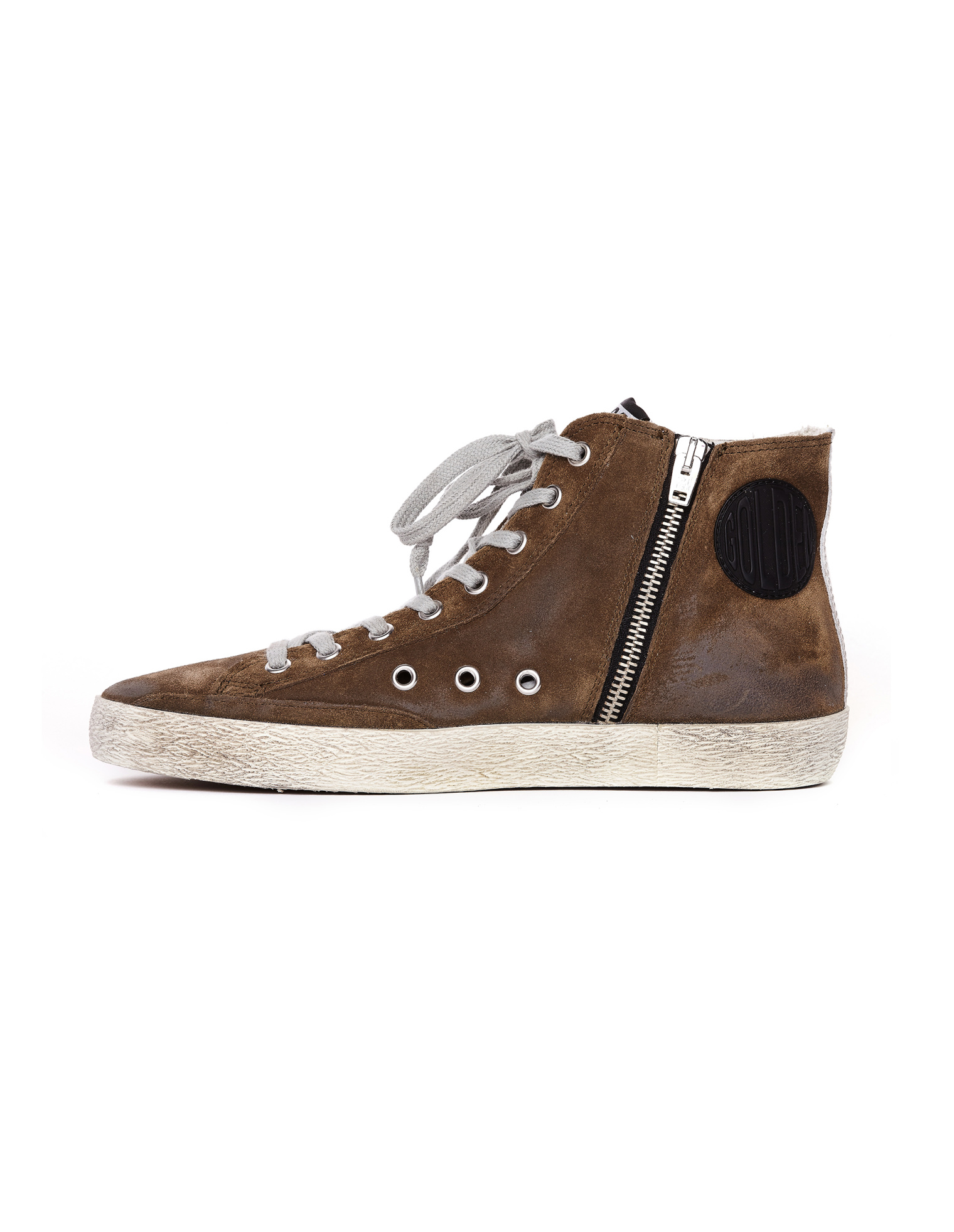 Golden Goose Высокие замшевые кеды