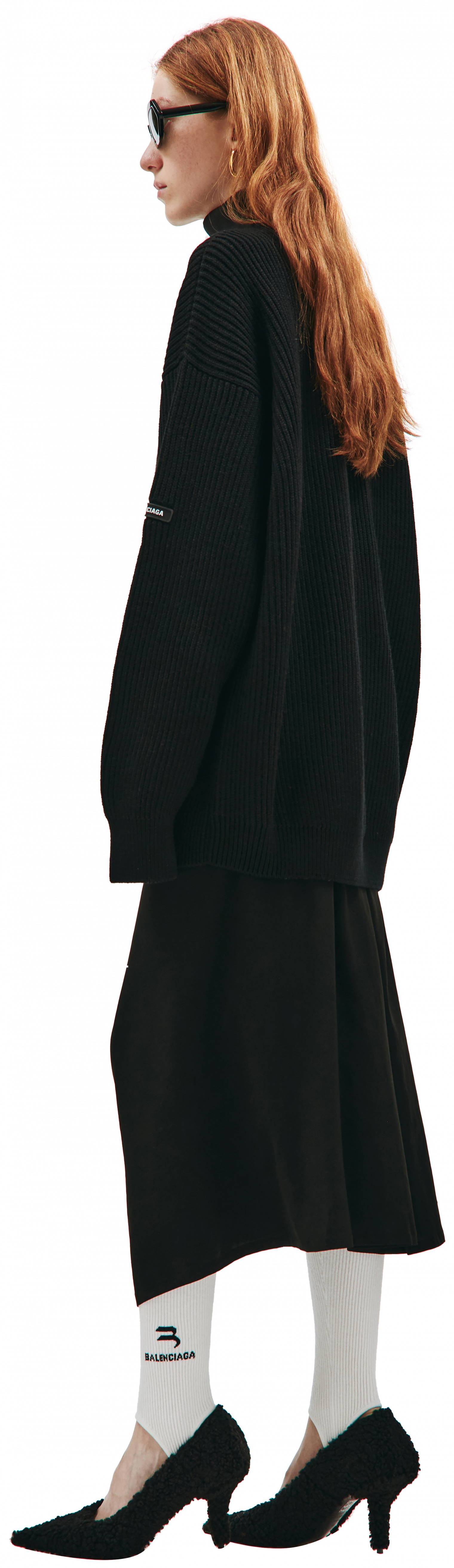 Balenciaga Свитер из шерсти с высоким горлом