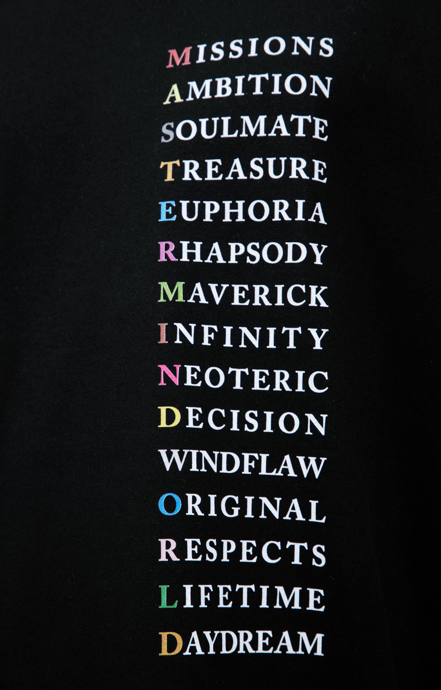 Mastermind WORLD Black print T-shirt