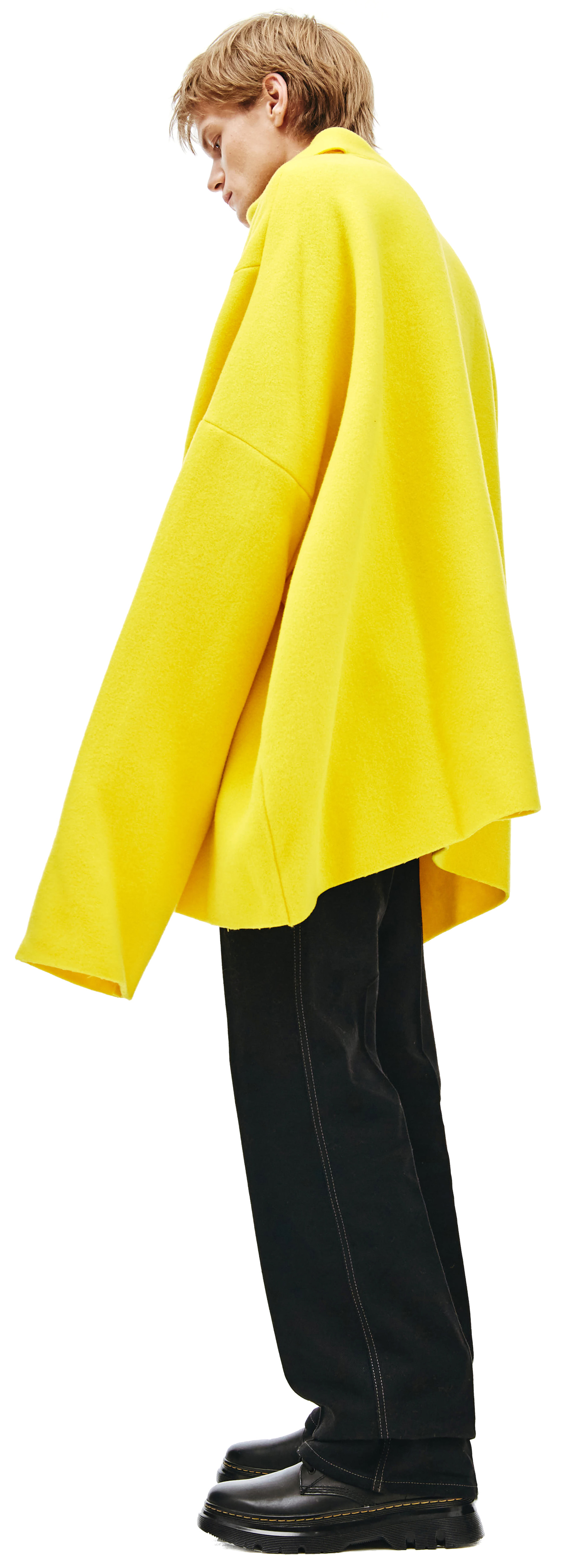 Raf Simons Yellow oversized sweatshirt