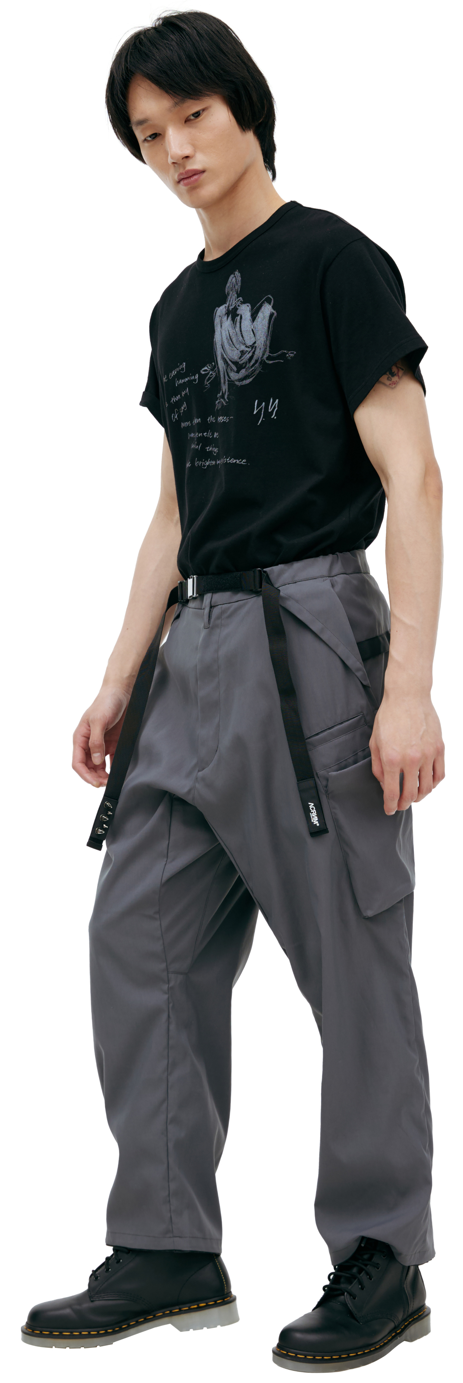 Acronym Grey cargo trousers