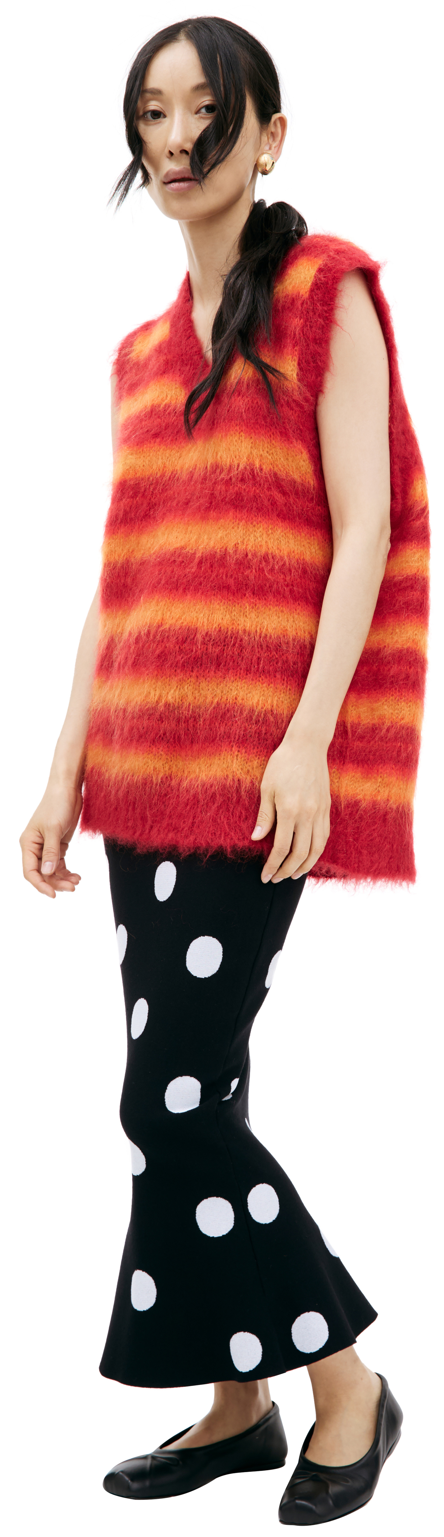 Marni Oversize striped vest