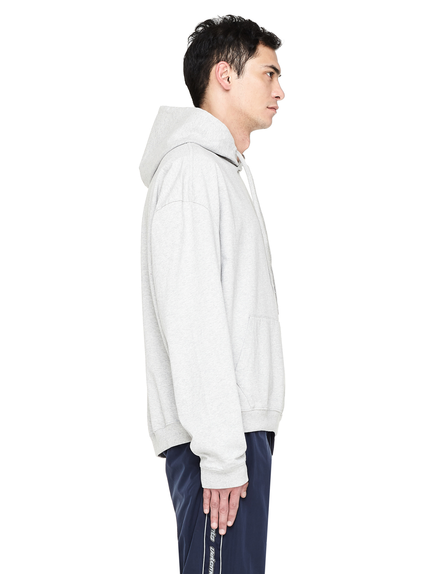 VETEMENTS Men\'s Basic Grey Hoodie