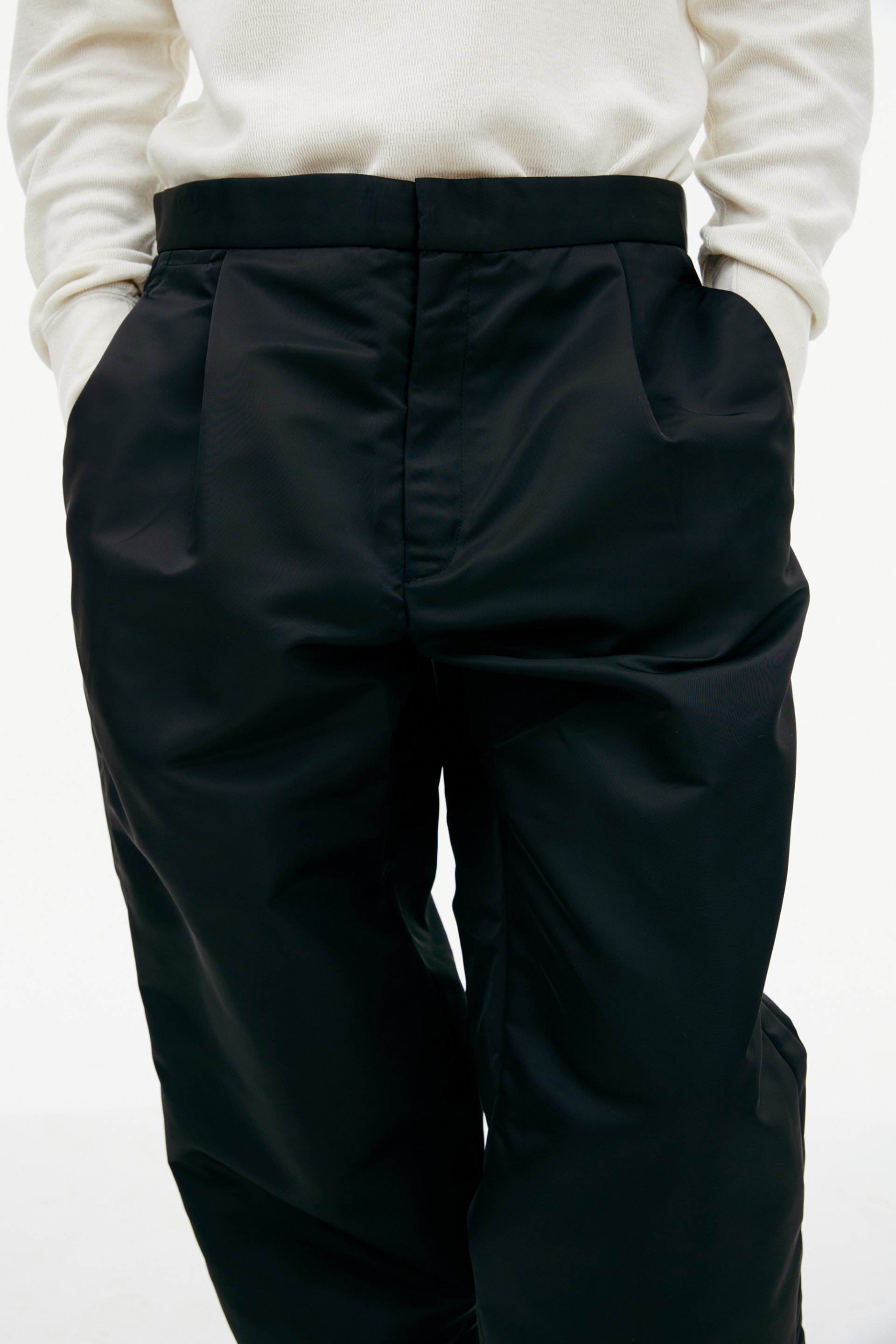 LOUIS GABRIEL NOUCHI Wide trousers with flaps