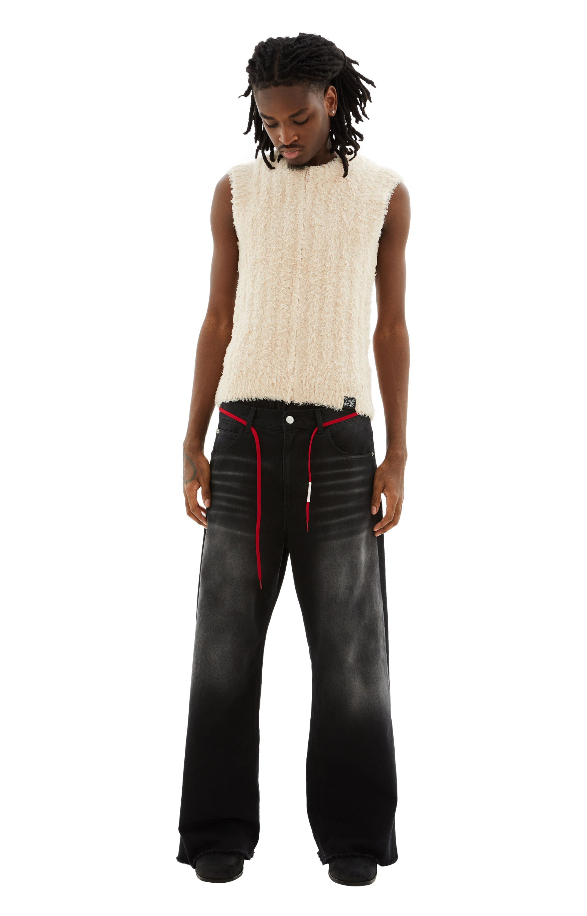 Martine Rose Ratty Zip-Up Gilet