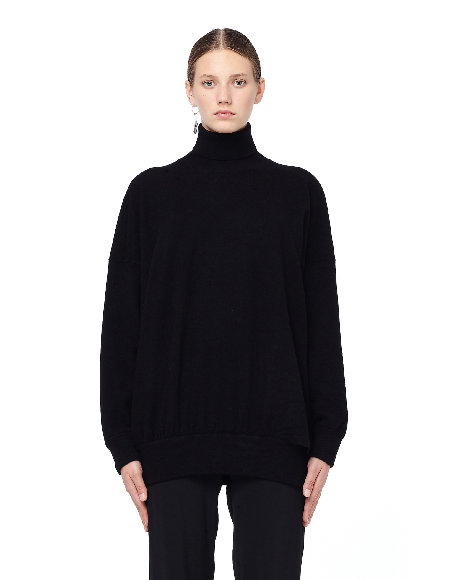 Balenciaga Водолазка из шерсти с логотипом