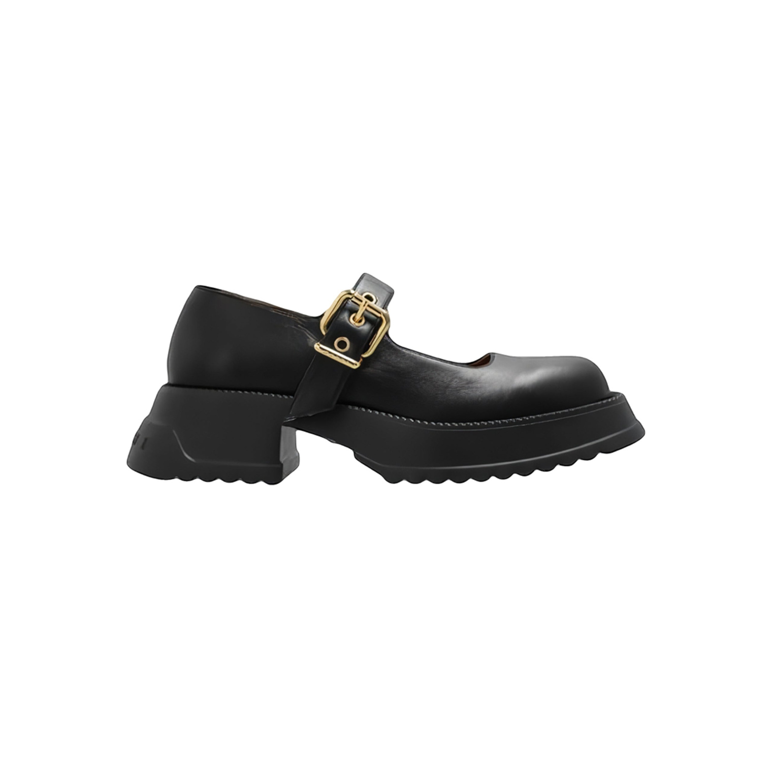 Marni Leather Mary Jane With Platform Sole