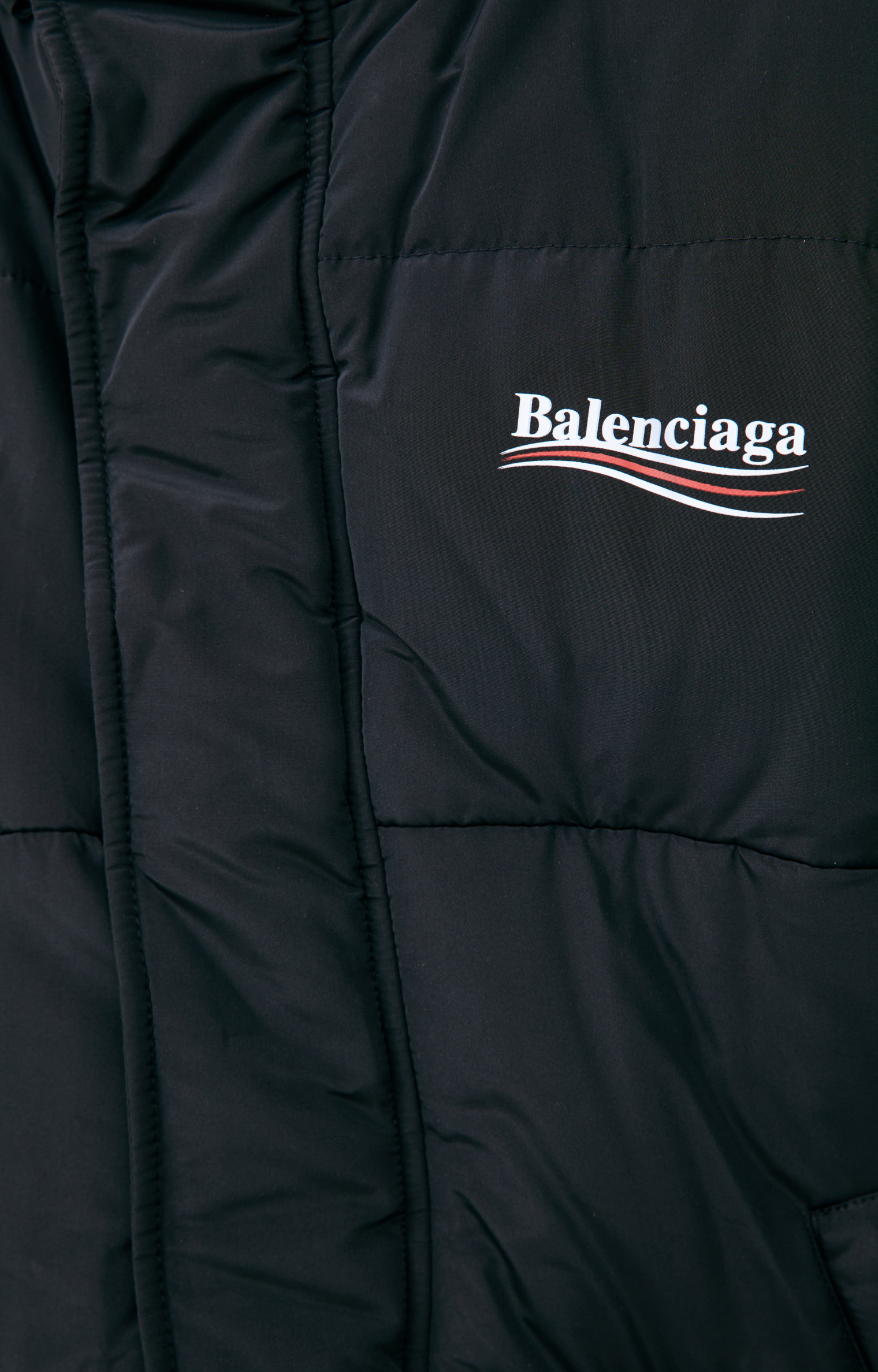 Balenciaga Oversize logo down jacket