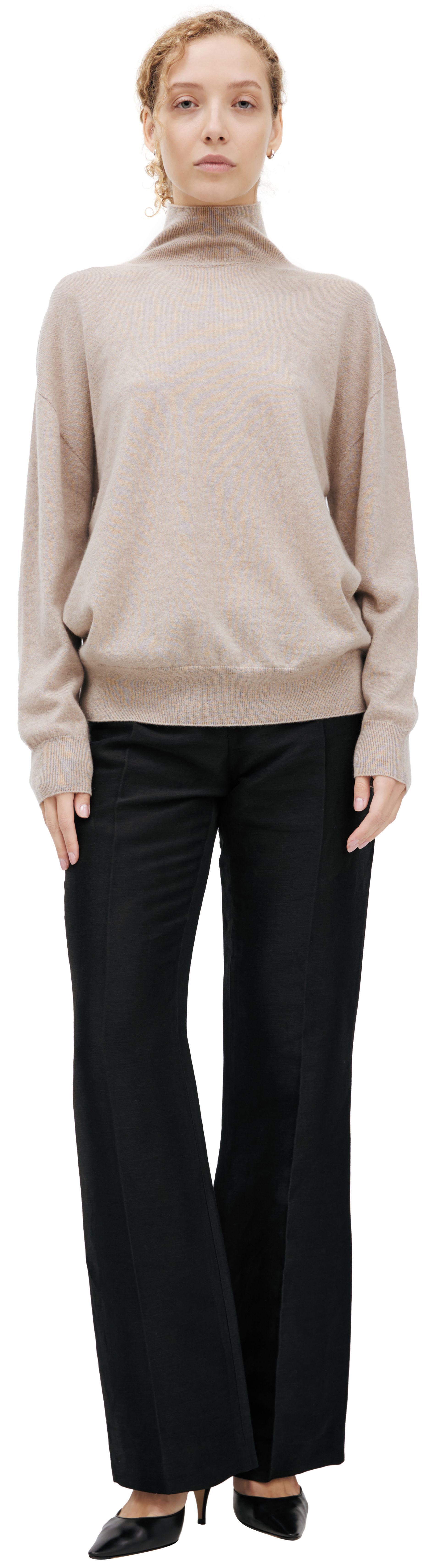 The Row Beige cashmere sweater