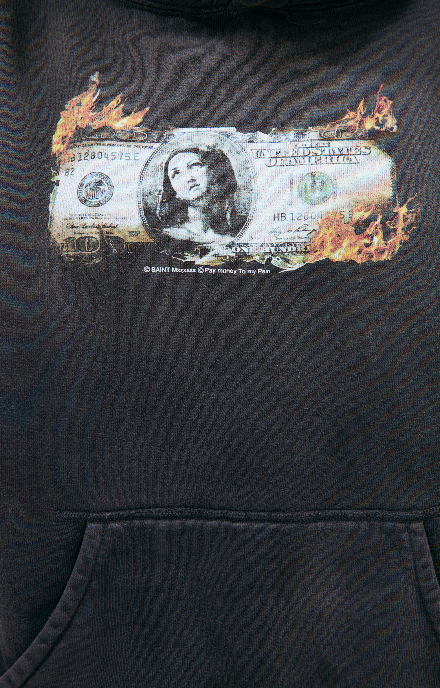 Saint Michael \'MONEY\' printed hoodie