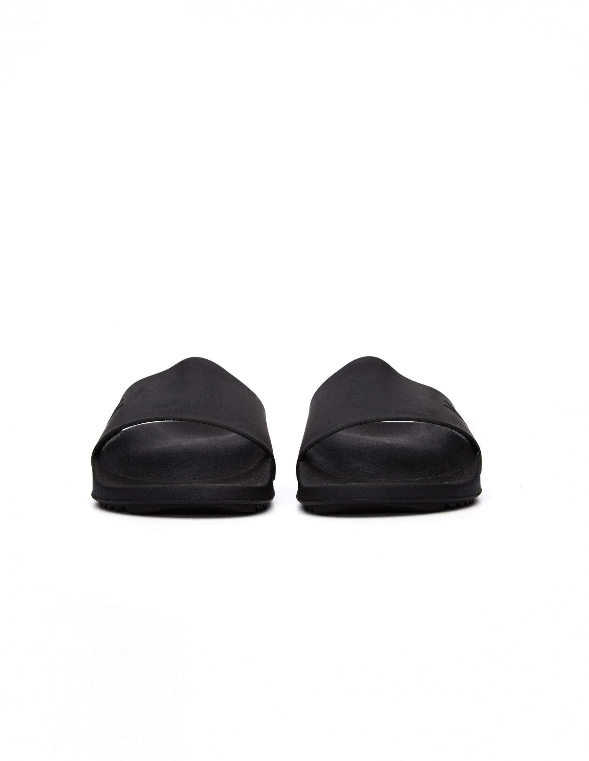 DRKSHDW by Rick Owens Black Rubber Slides