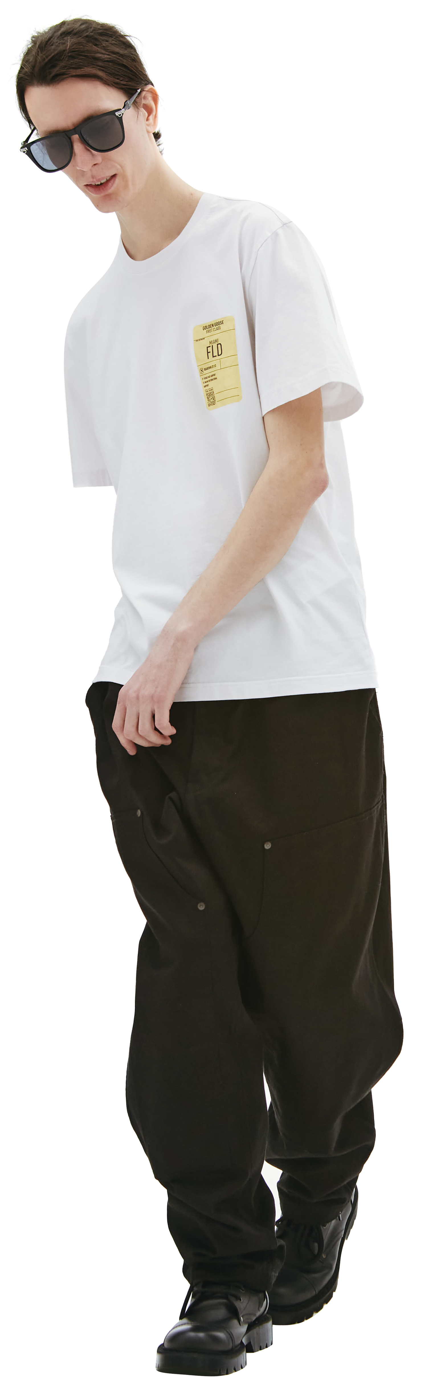 Golden Goose Cotton t-shirt with marker