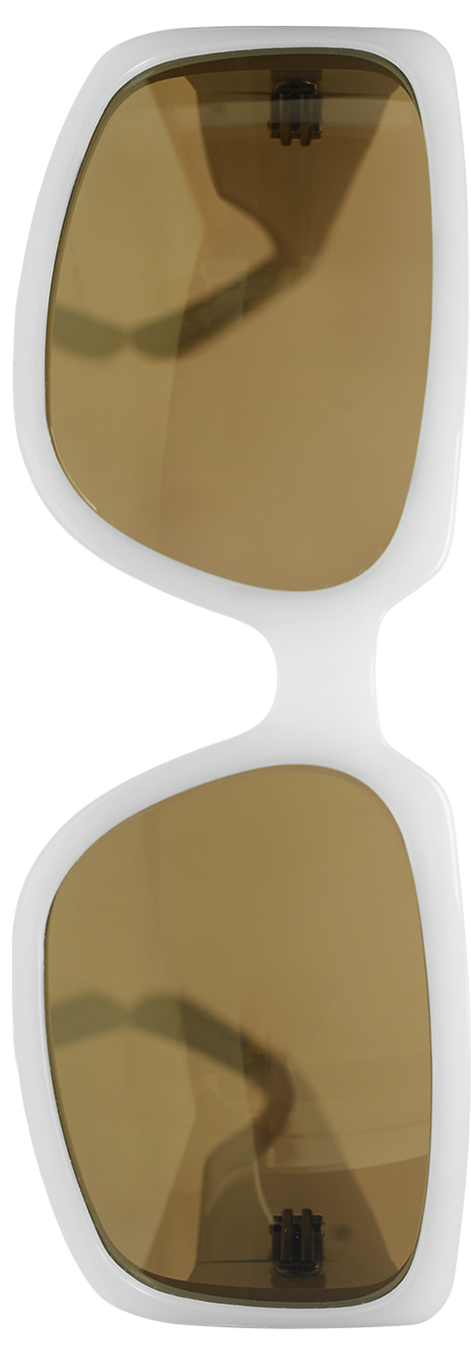 DVN x Linda Farrow White sunglasses