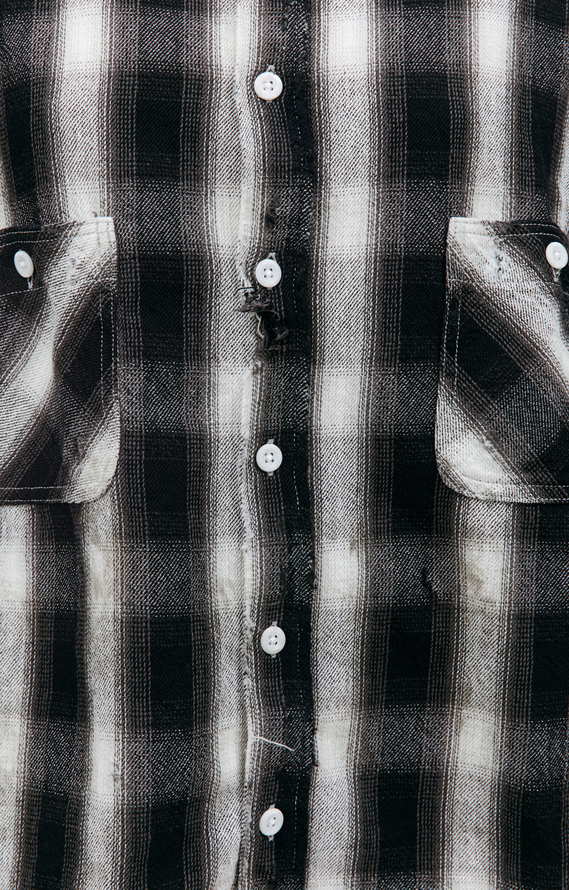 Saint Michael Saint Michael х Denim Tears cheked shirt