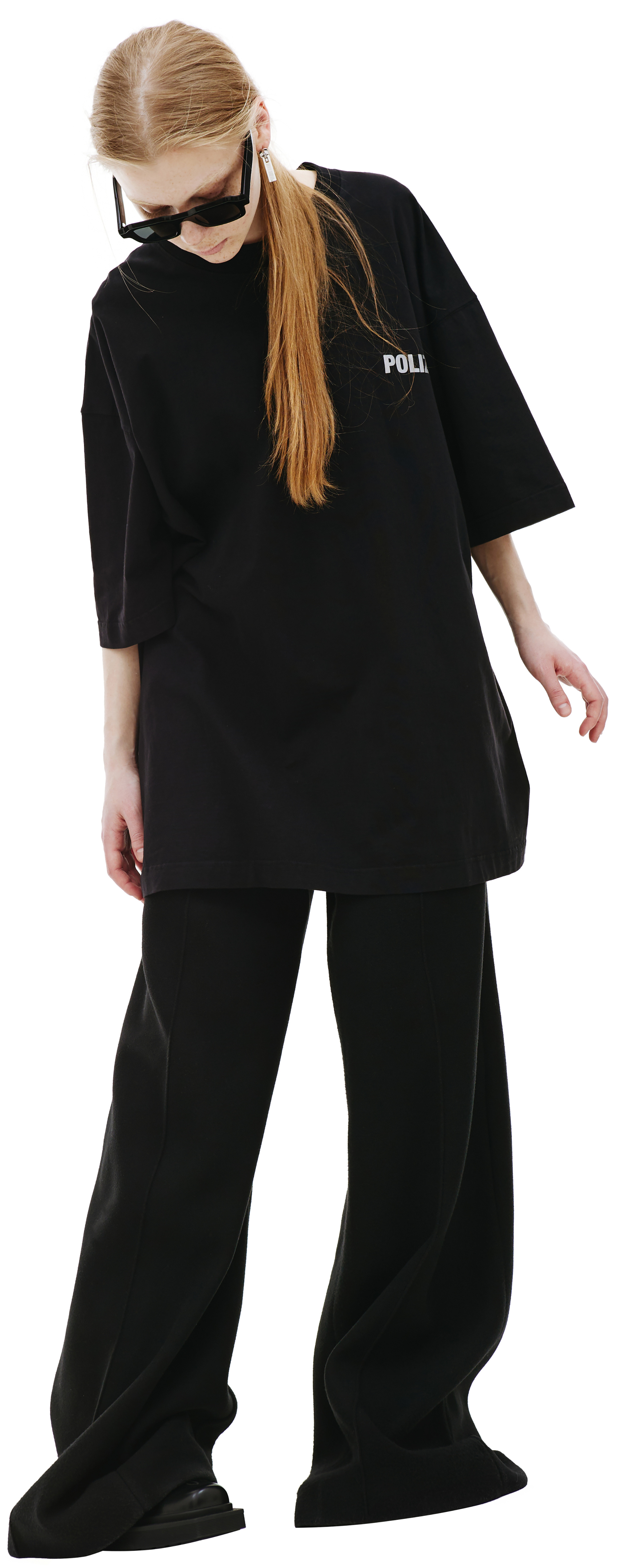 VETEMENTS Polizei printed t-shirt