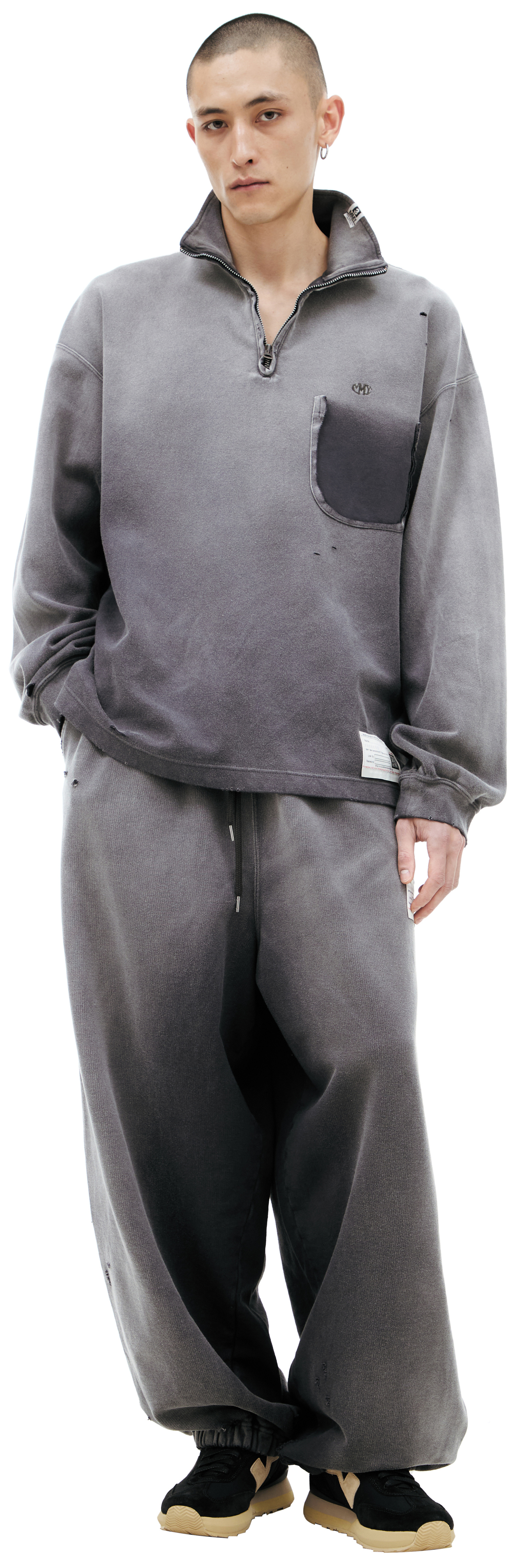 Maison Mihara Yasuhiro Zippered sweatshirt