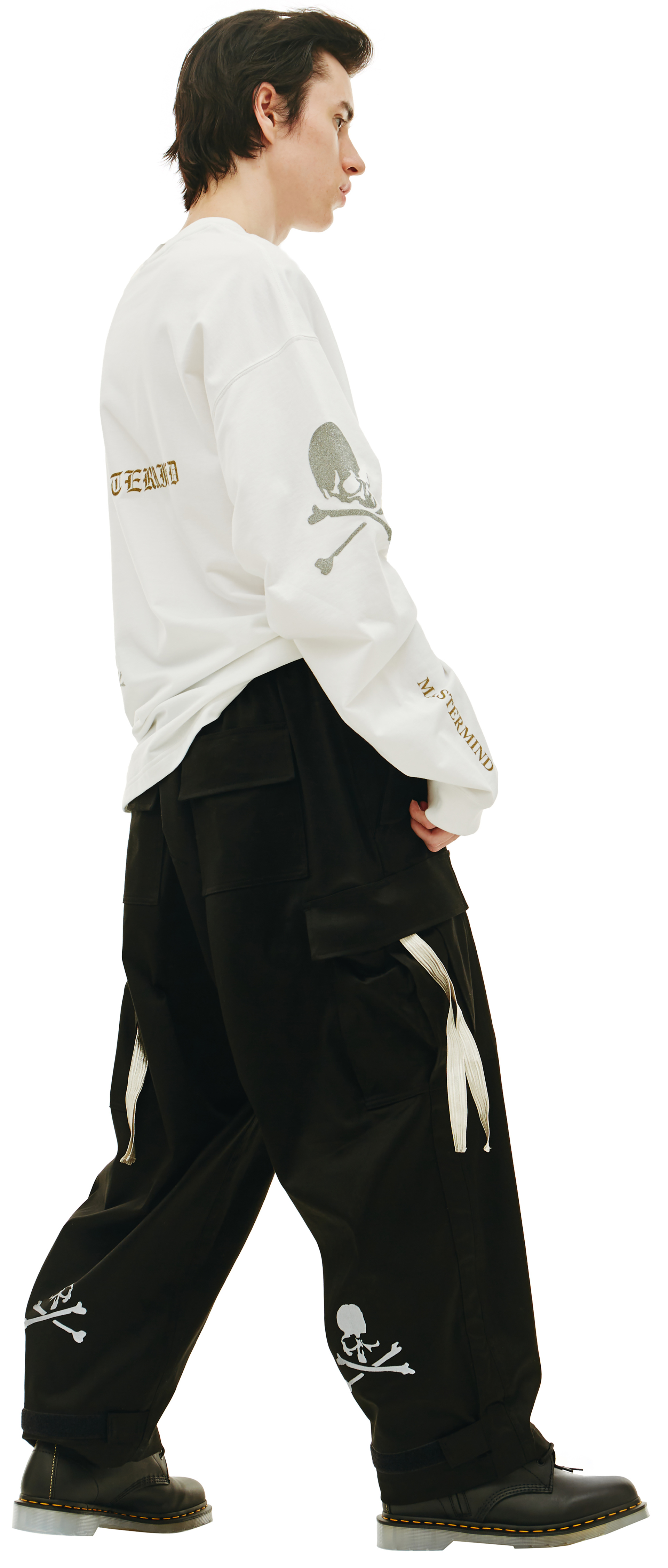 Mastermind WORLD Black cargo trousers