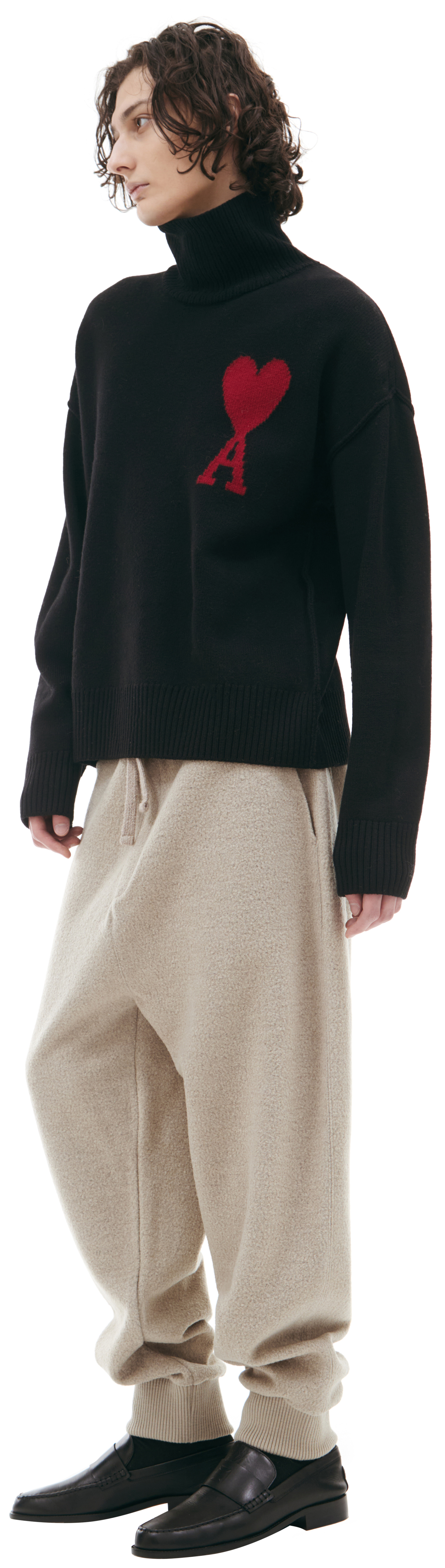 AMI PARIS Knitted wool sweater