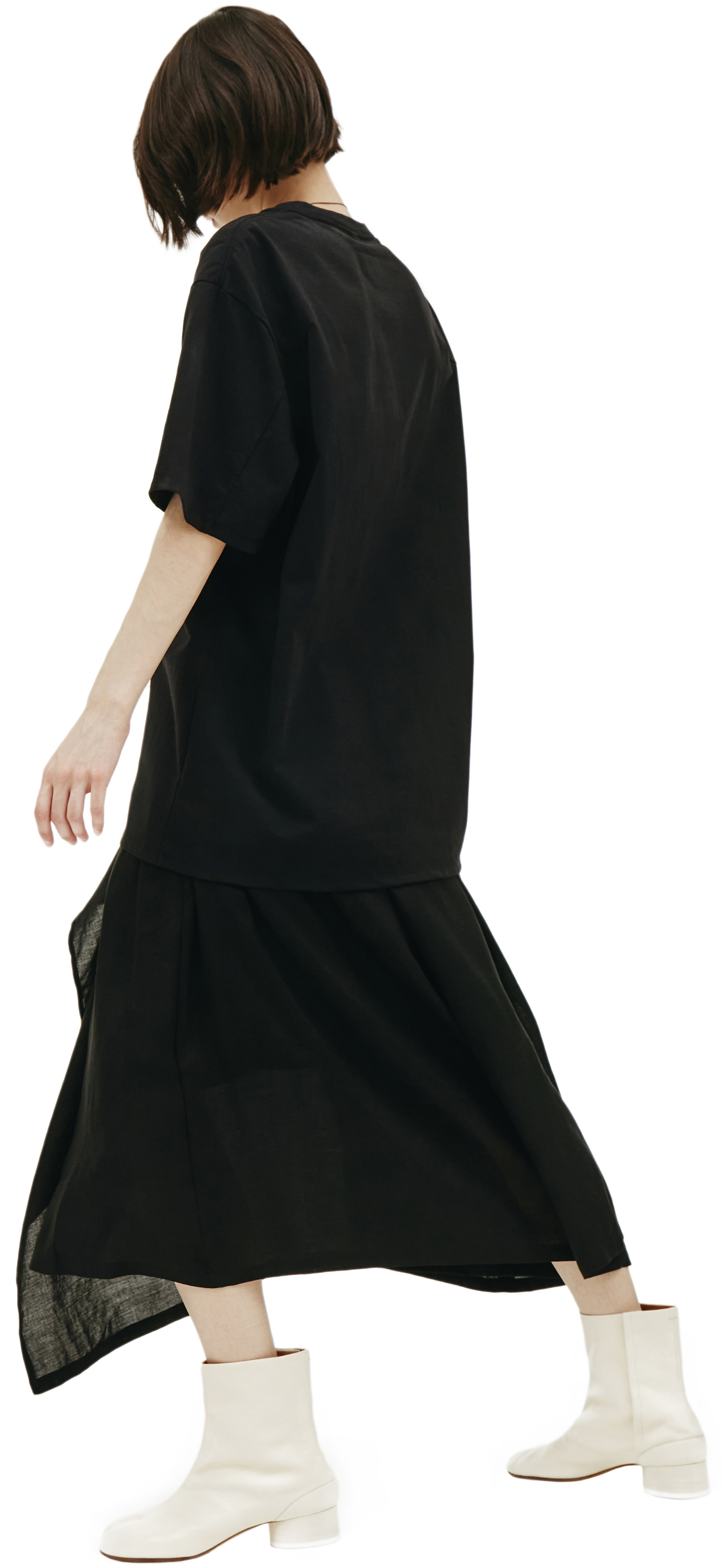 Doublet T-shirt With Lettering & Pouch