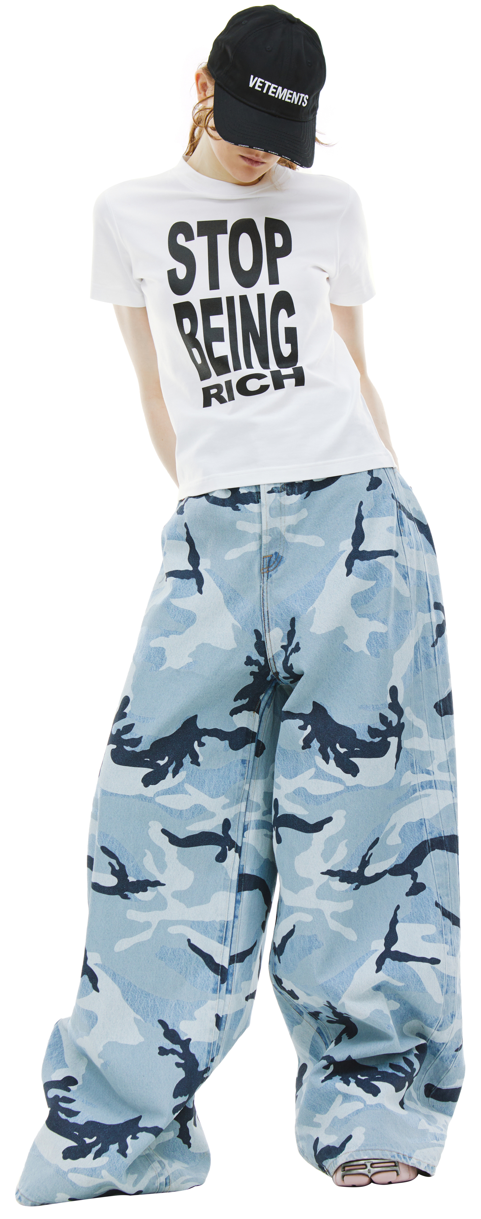 VETEMENTS White printed t-shirt