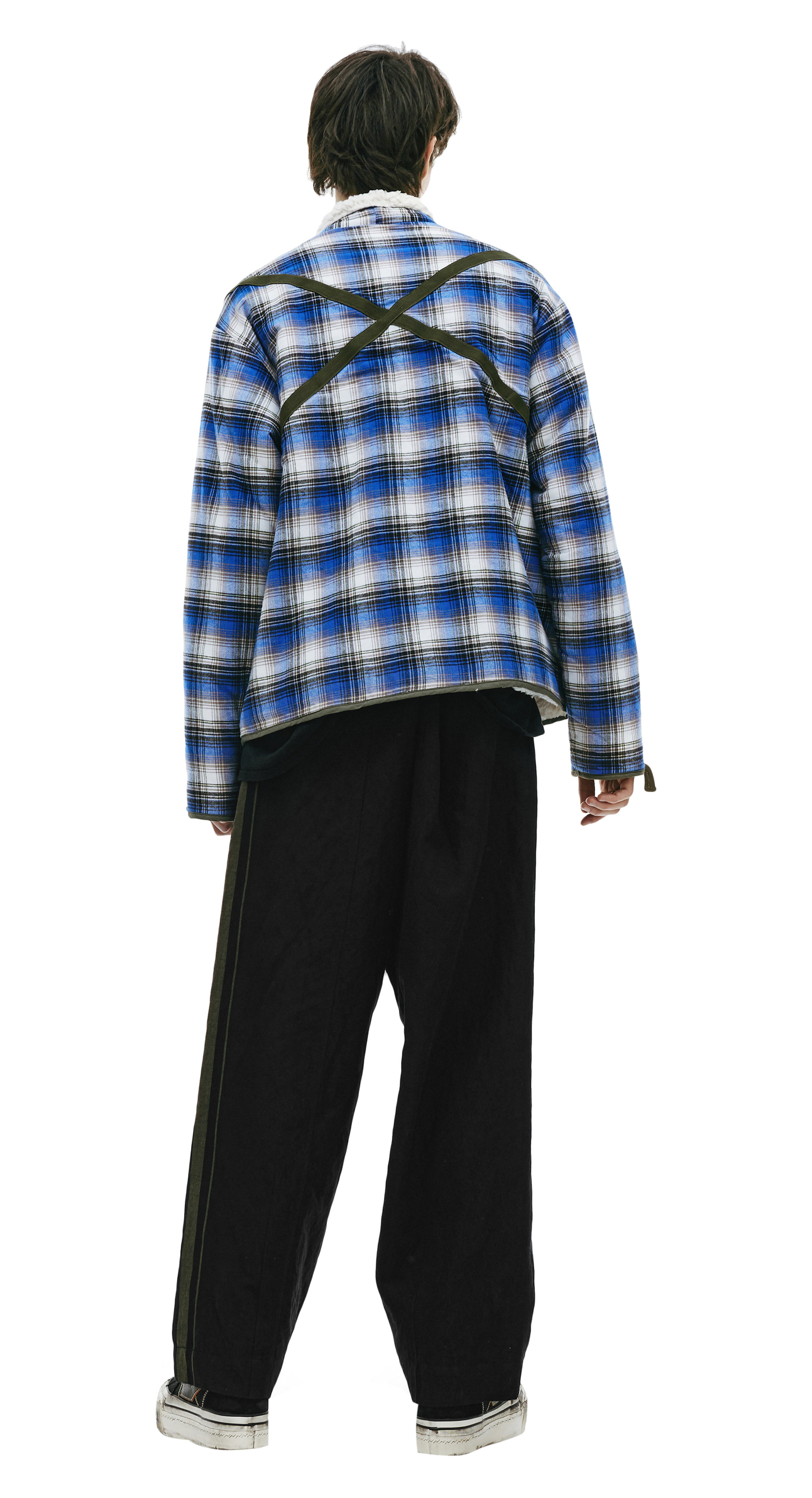 Greg Lauren Reversible checkered jacket