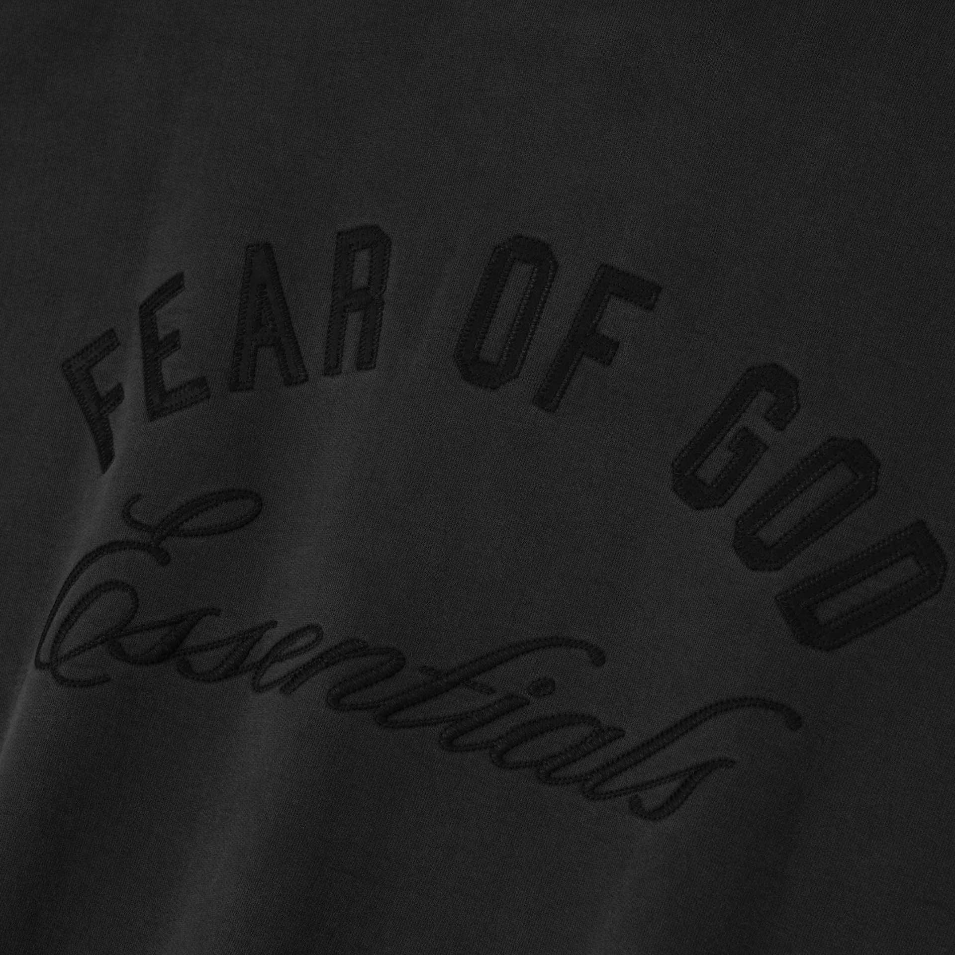Fear of God Essentials Embroidered Classic Polo Sweatshirt