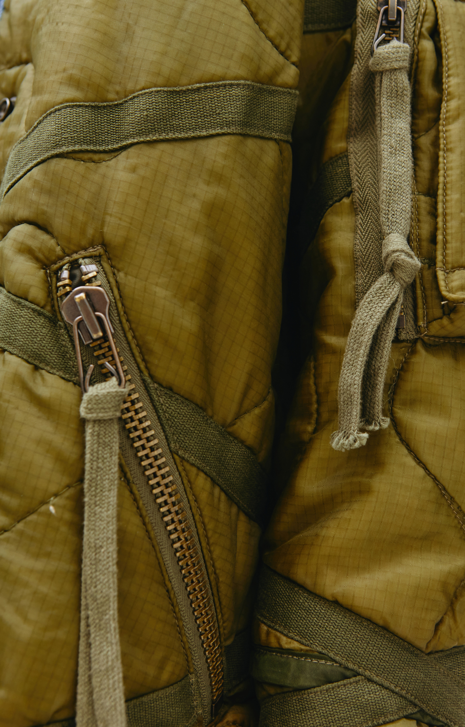 Greg Lauren Jacket with denim inserts