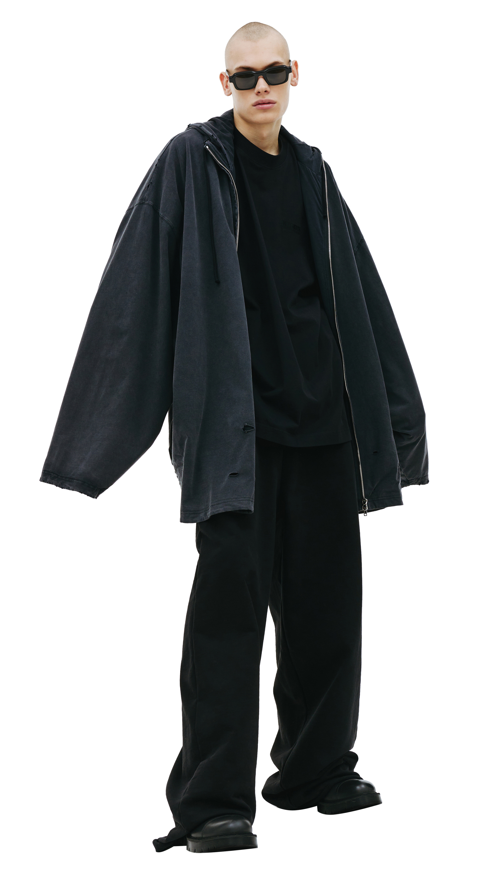 VETEMENTS Zip up oversized hoodie