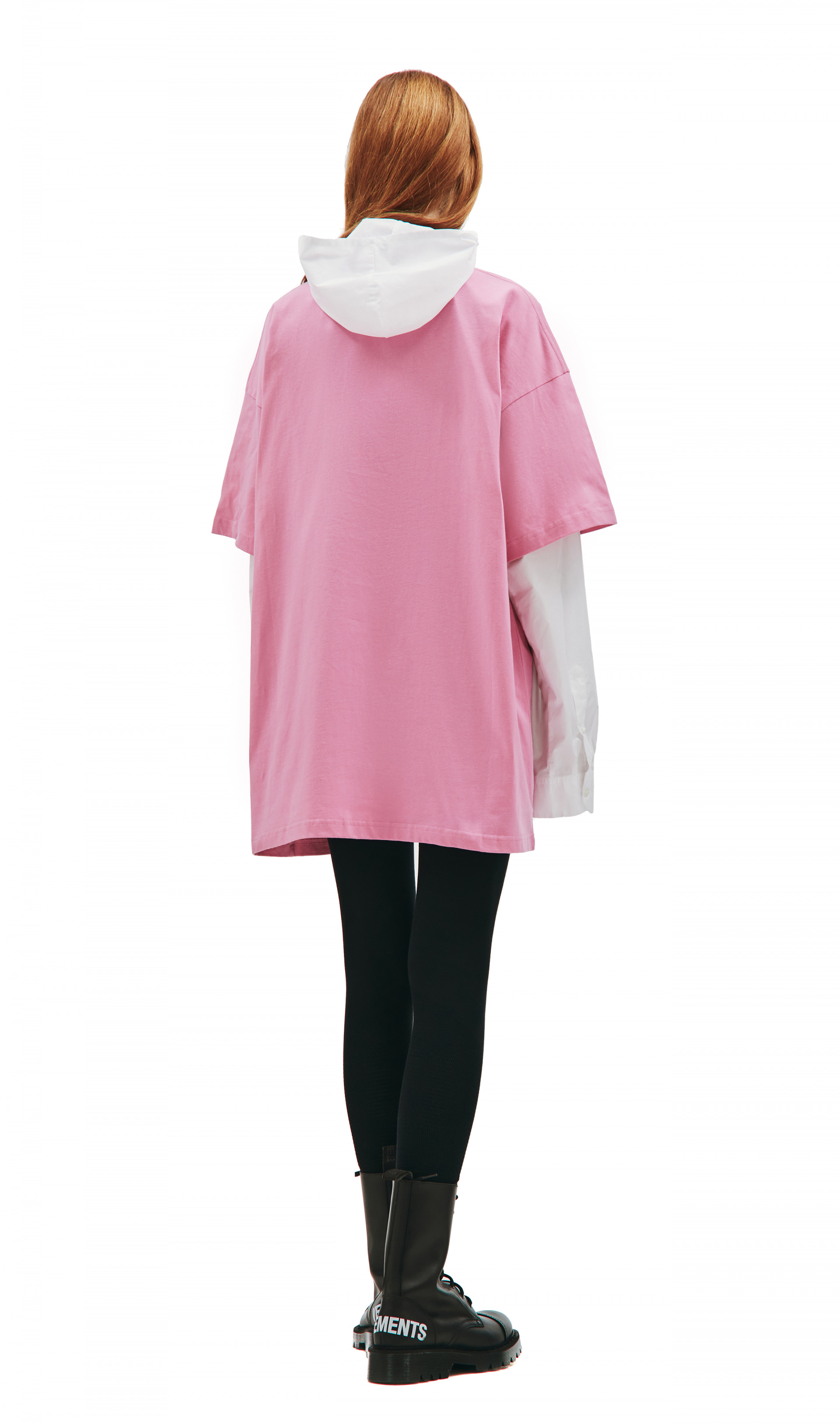 balenciaga pink oversized shirt