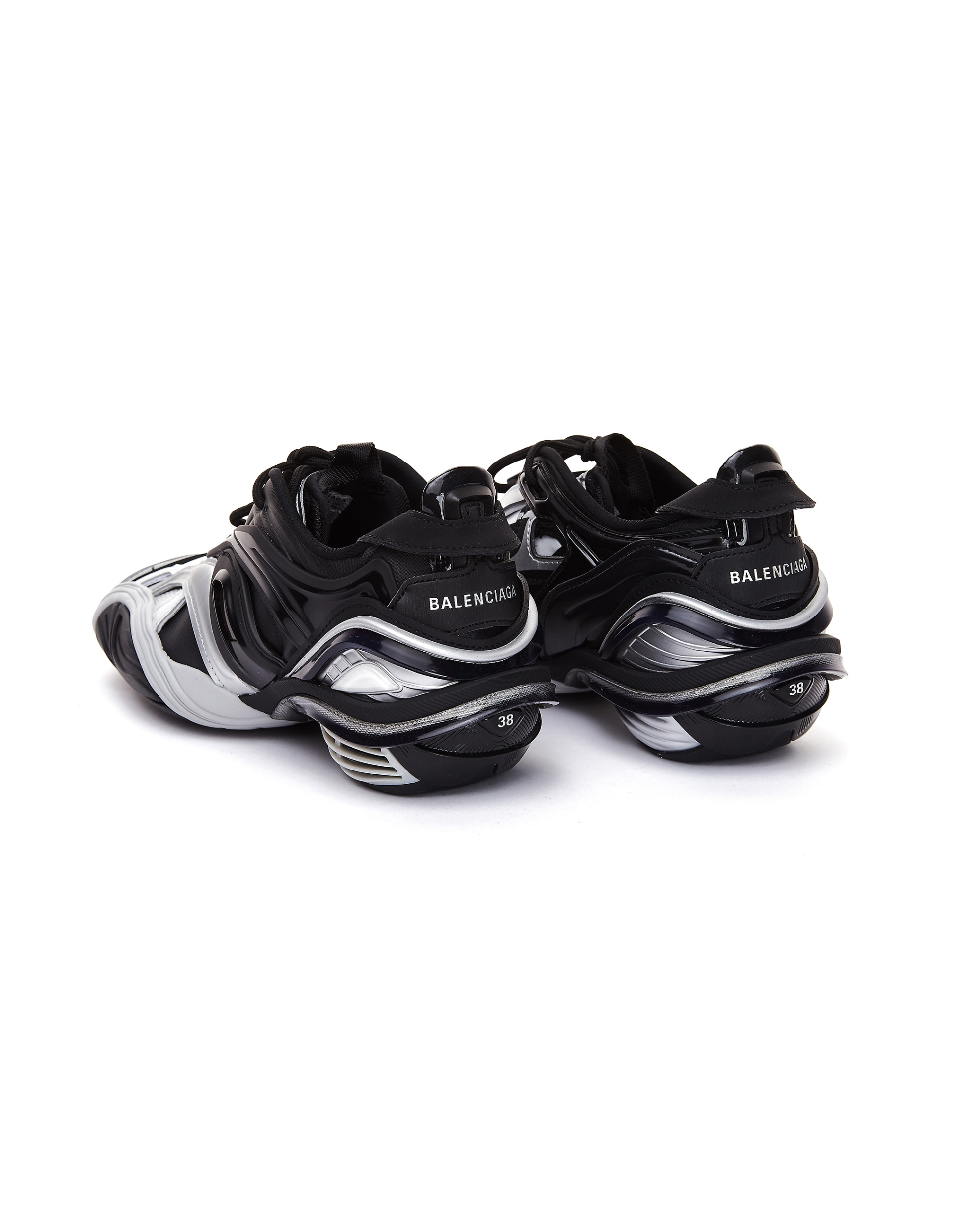 Balenciaga Black & White Tyrex Sneakers