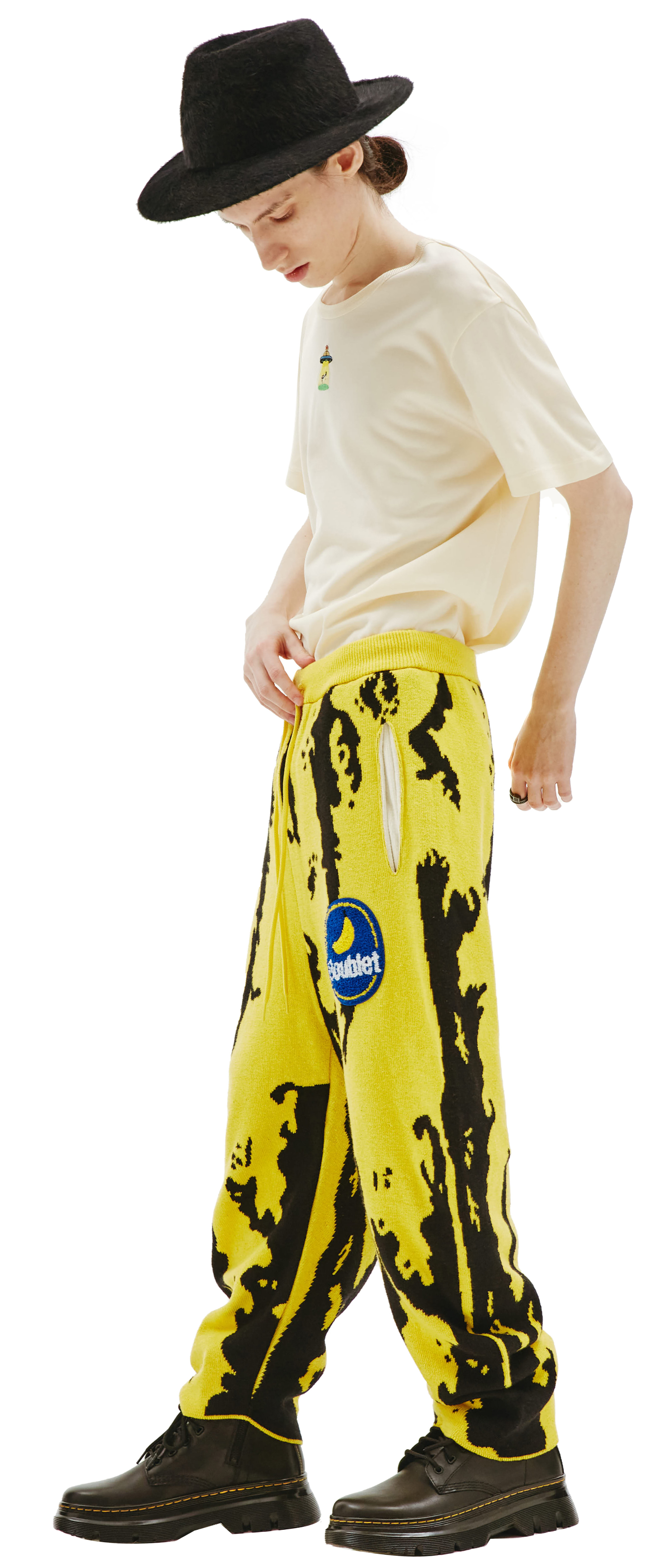 Doublet BANANA JACQUARD KNIT PANTS