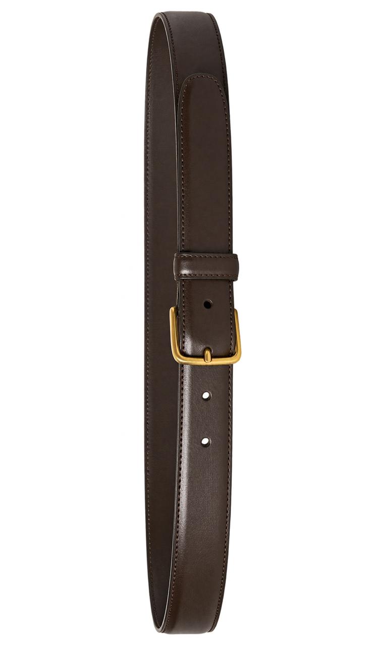The Row Brown leather belt