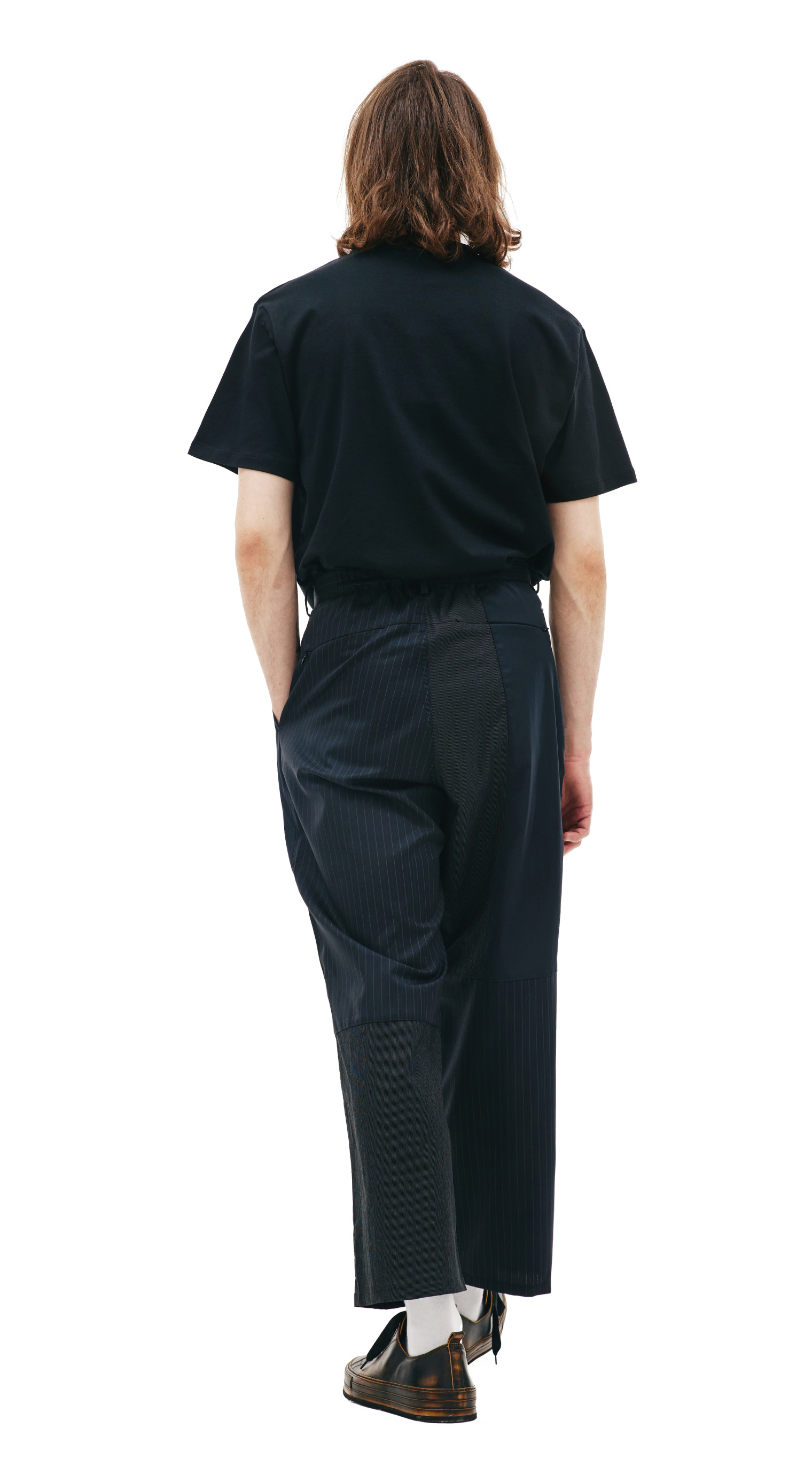 KIMMY Striped patchwork trousers