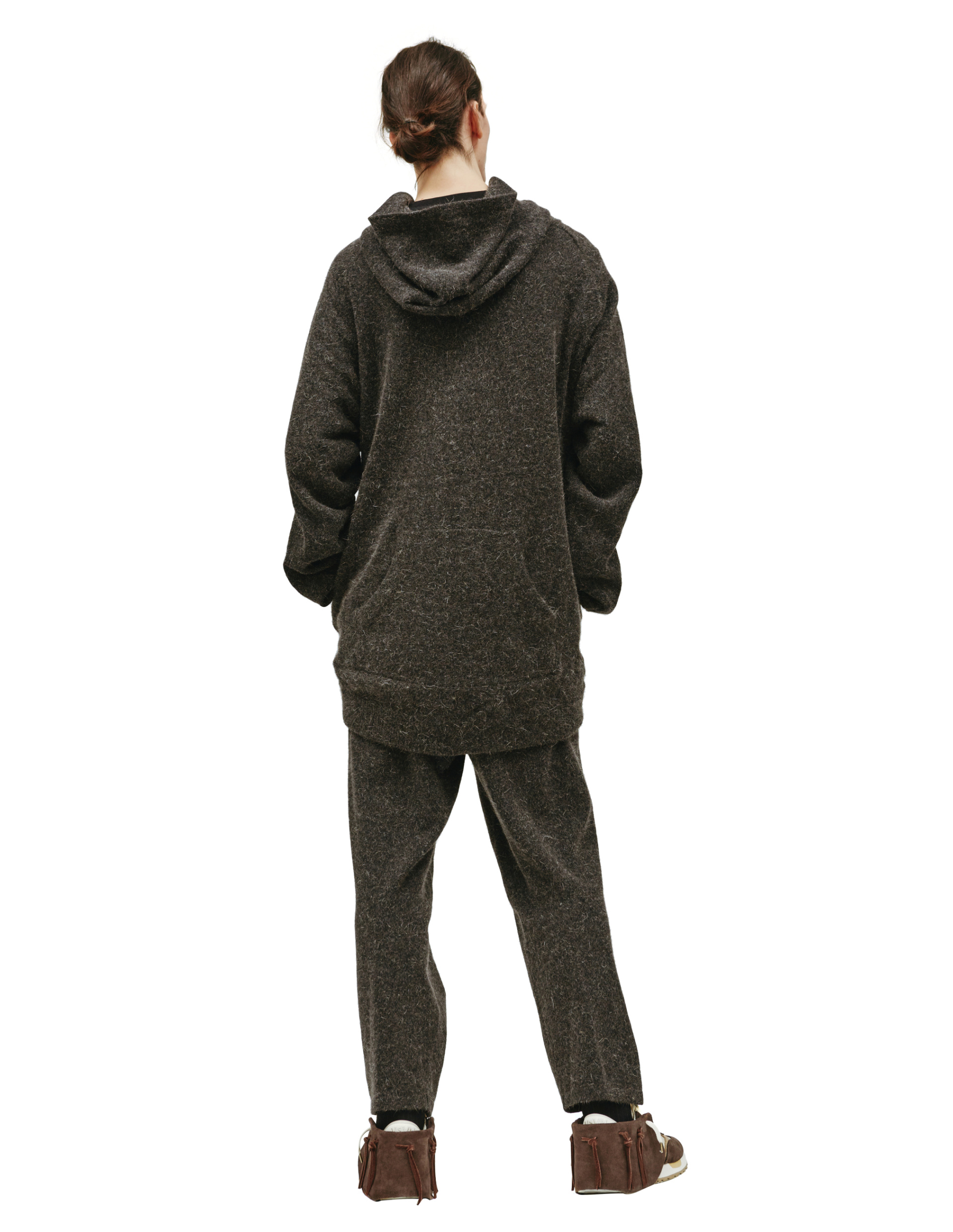 Doublet Wool knit hoodie