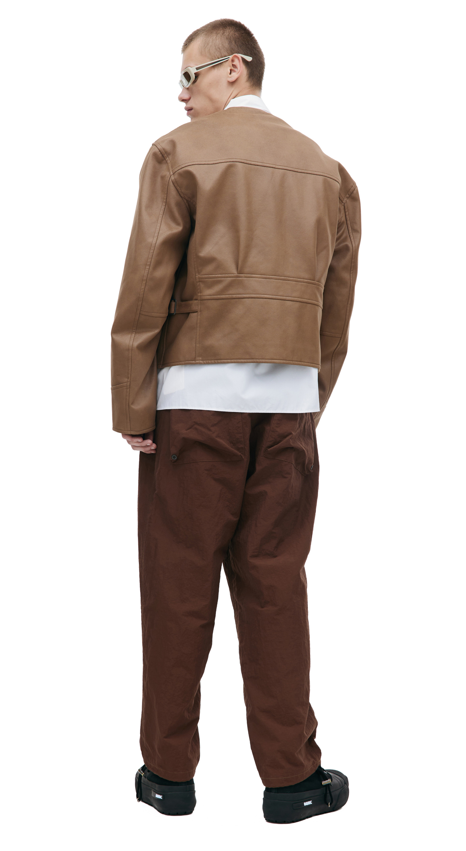 CAERUS Brown cropped jacket