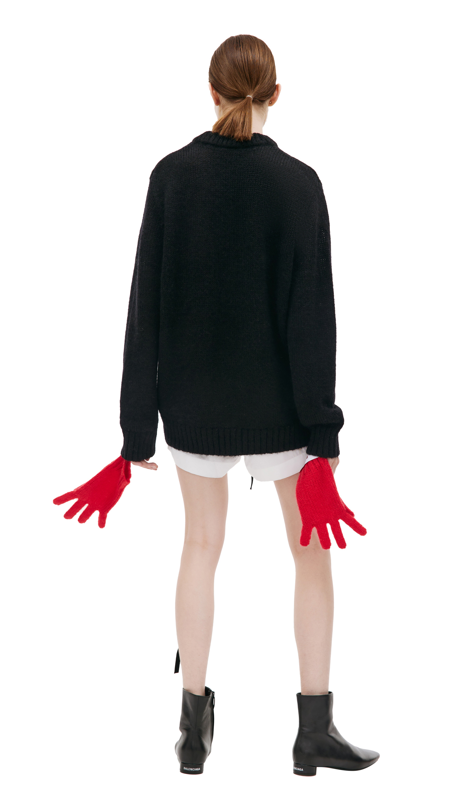 CHARLES JEFFREY LOVERBOY Sweater with removable gloves