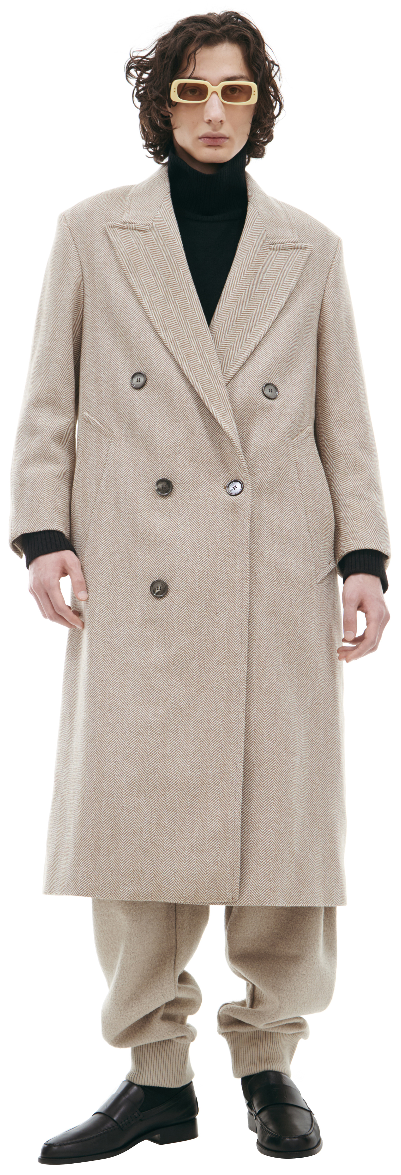 AMI PARIS Double-breasted wool coat