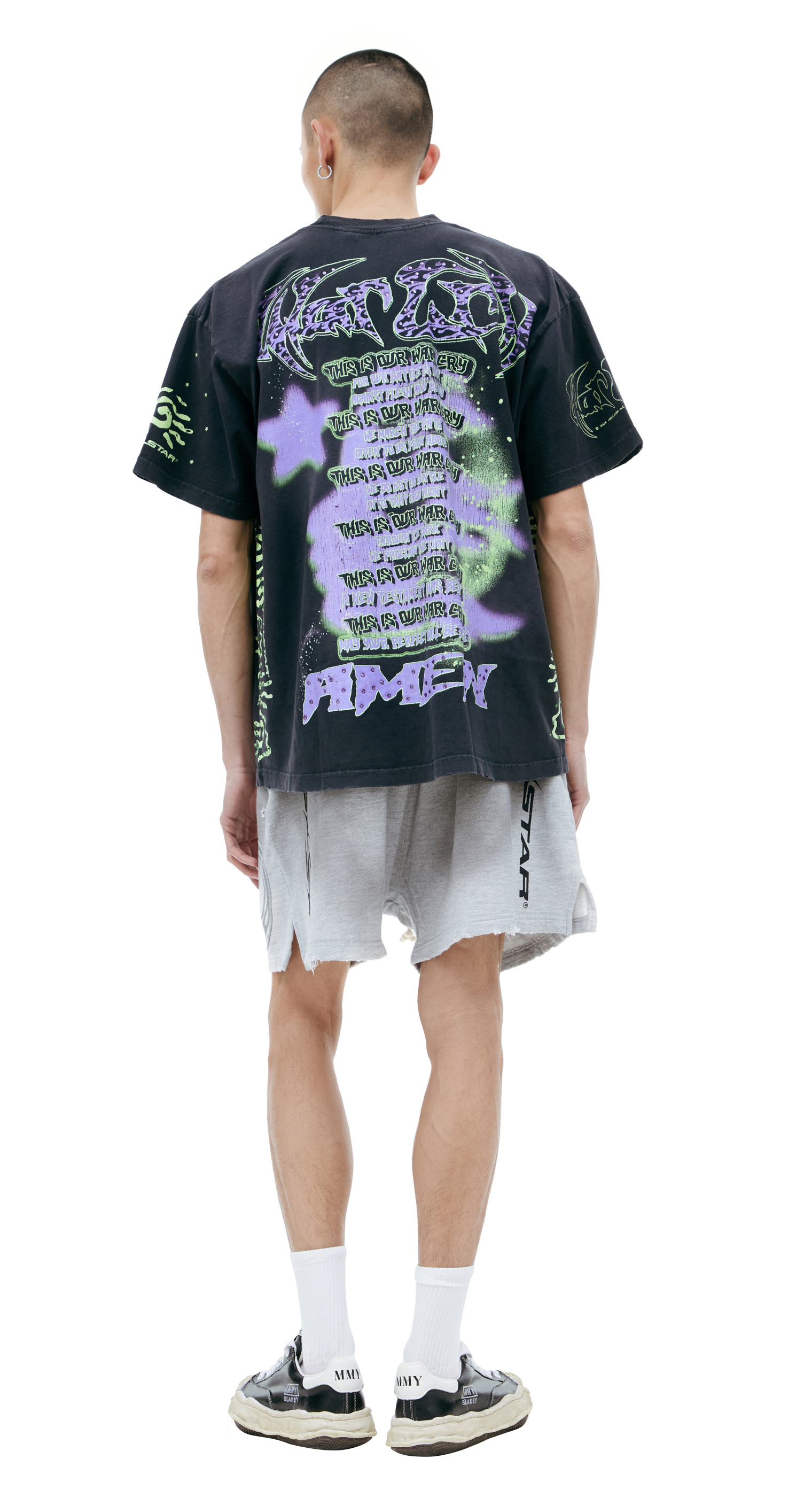 Hellstar Black print T-shirt